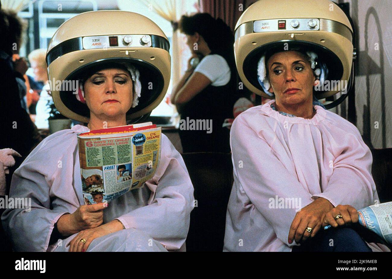 Mary Healey & Sue Johnston Film: Brassed Off (1996) Characters: Ida & Vera  Director: Mark Herman 01 November 1996   **WARNING** This Photograph is for editorial use only and is the copyright of CHANNEL FOUR and/or the Photographer assigned by the Film or Production Company and can only be reproduced by publications in conjunction with the promotion of the above Film. A Mandatory Credit To CHANNEL FOUR is required. The Photographer should also be credited when known. No commercial use can be granted without written authority from the Film Company. Stock Photo