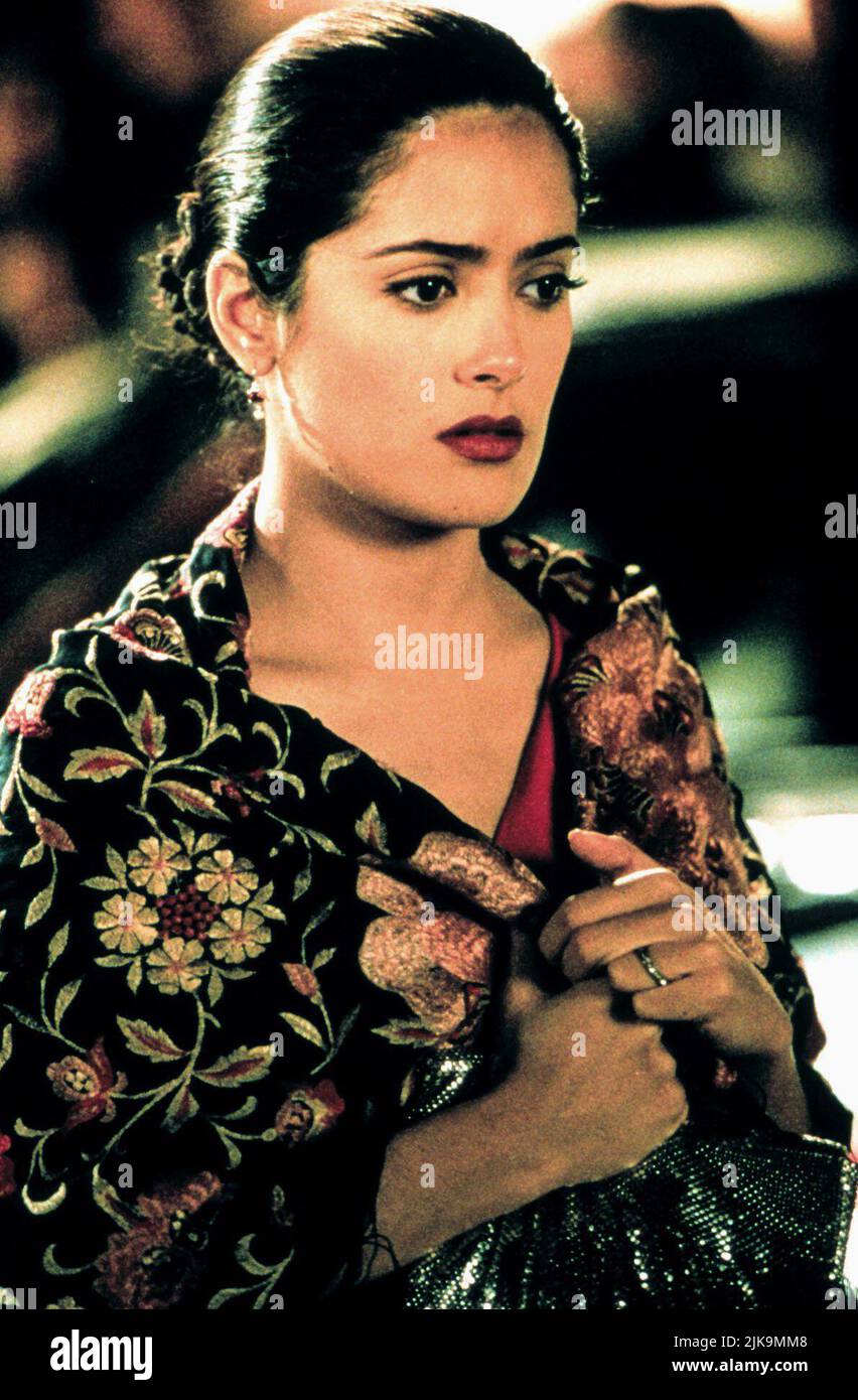Salma Hayek Film: Fools Rush In (1997) Characters: Isabel Fuentes Whitman  Director: Andy Tennant 14 February 1997   **WARNING** This Photograph is for editorial use only and is the copyright of COLUMBIA and/or the Photographer assigned by the Film or Production Company and can only be reproduced by publications in conjunction with the promotion of the above Film. A Mandatory Credit To COLUMBIA is required. The Photographer should also be credited when known. No commercial use can be granted without written authority from the Film Company. Stock Photo