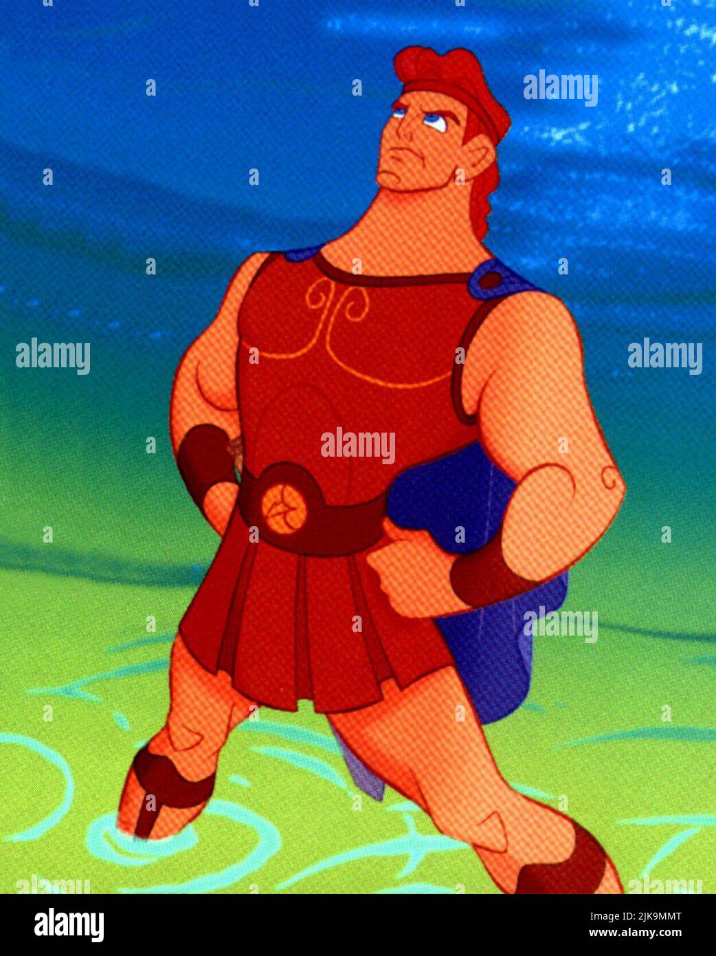 Hercules Film: Hercules (1996) Characters: Hercules  Director: Ron Clements, John Musker 14 June 1997   **WARNING** This Photograph is for editorial use only and is the copyright of DISNEY and/or the Photographer assigned by the Film or Production Company and can only be reproduced by publications in conjunction with the promotion of the above Film. A Mandatory Credit To DISNEY is required. The Photographer should also be credited when known. No commercial use can be granted without written authority from the Film Company. Stock Photo