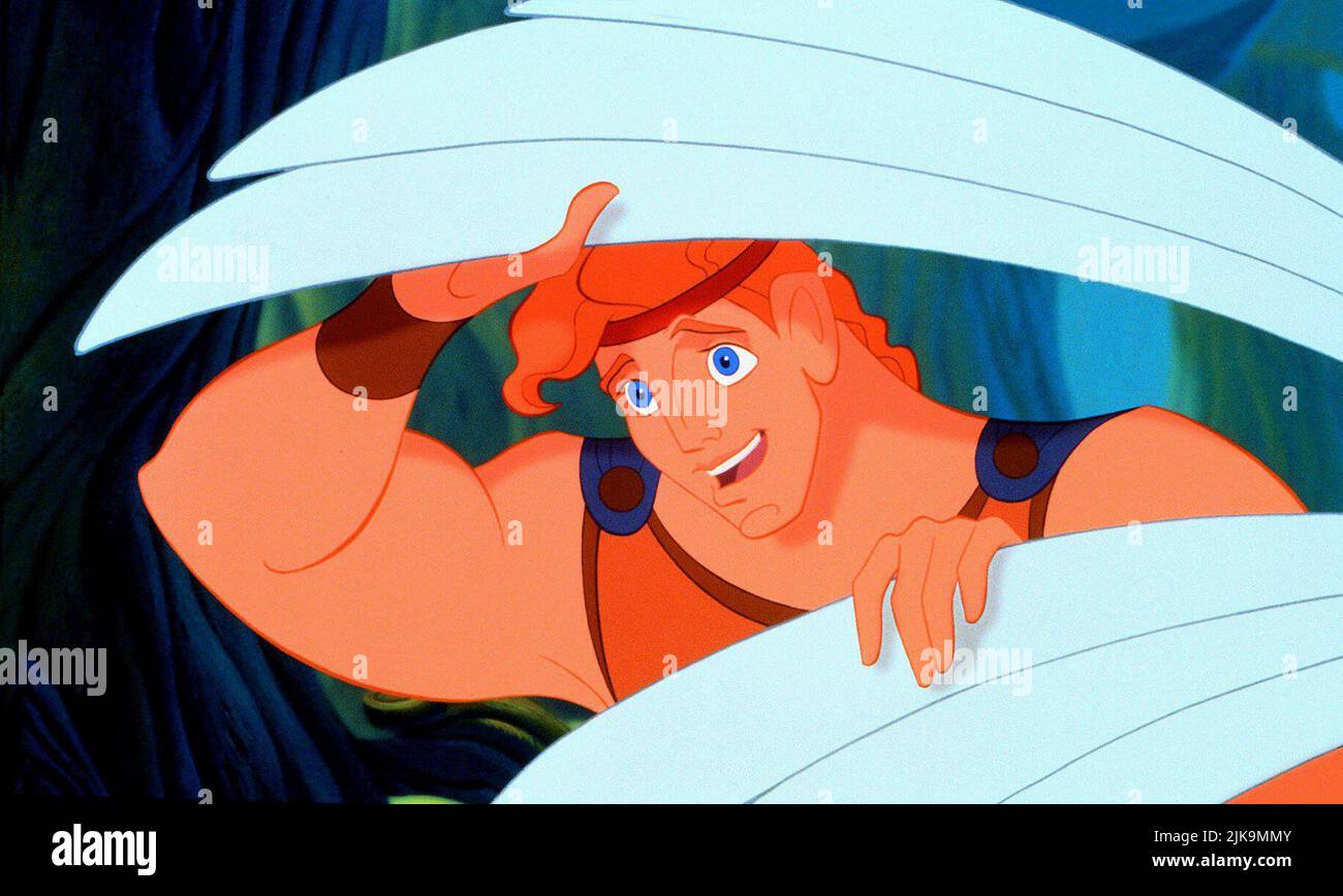 Hercules Film: Hercules (1997) Characters: Hercules  Director: Ron Clements, John Musker 14 June 1997   **WARNING** This Photograph is for editorial use only and is the copyright of DISNEY and/or the Photographer assigned by the Film or Production Company and can only be reproduced by publications in conjunction with the promotion of the above Film. A Mandatory Credit To DISNEY is required. The Photographer should also be credited when known. No commercial use can be granted without written authority from the Film Company. Stock Photo