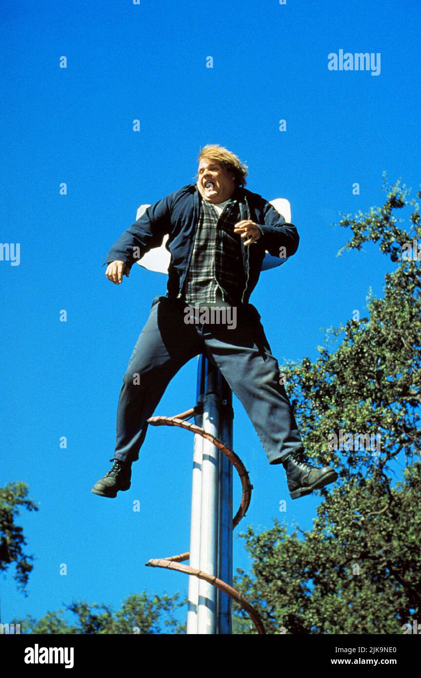 Chris Farley Film: Black Sheep (1996) Characters: Mike Donnelly  Director: Penelope Spheeris 02 February 1996   **WARNING** This Photograph is for editorial use only and is the copyright of PARAMOUNT and/or the Photographer assigned by the Film or Production Company and can only be reproduced by publications in conjunction with the promotion of the above Film. A Mandatory Credit To PARAMOUNT is required. The Photographer should also be credited when known. No commercial use can be granted without written authority from the Film Company. Stock Photo