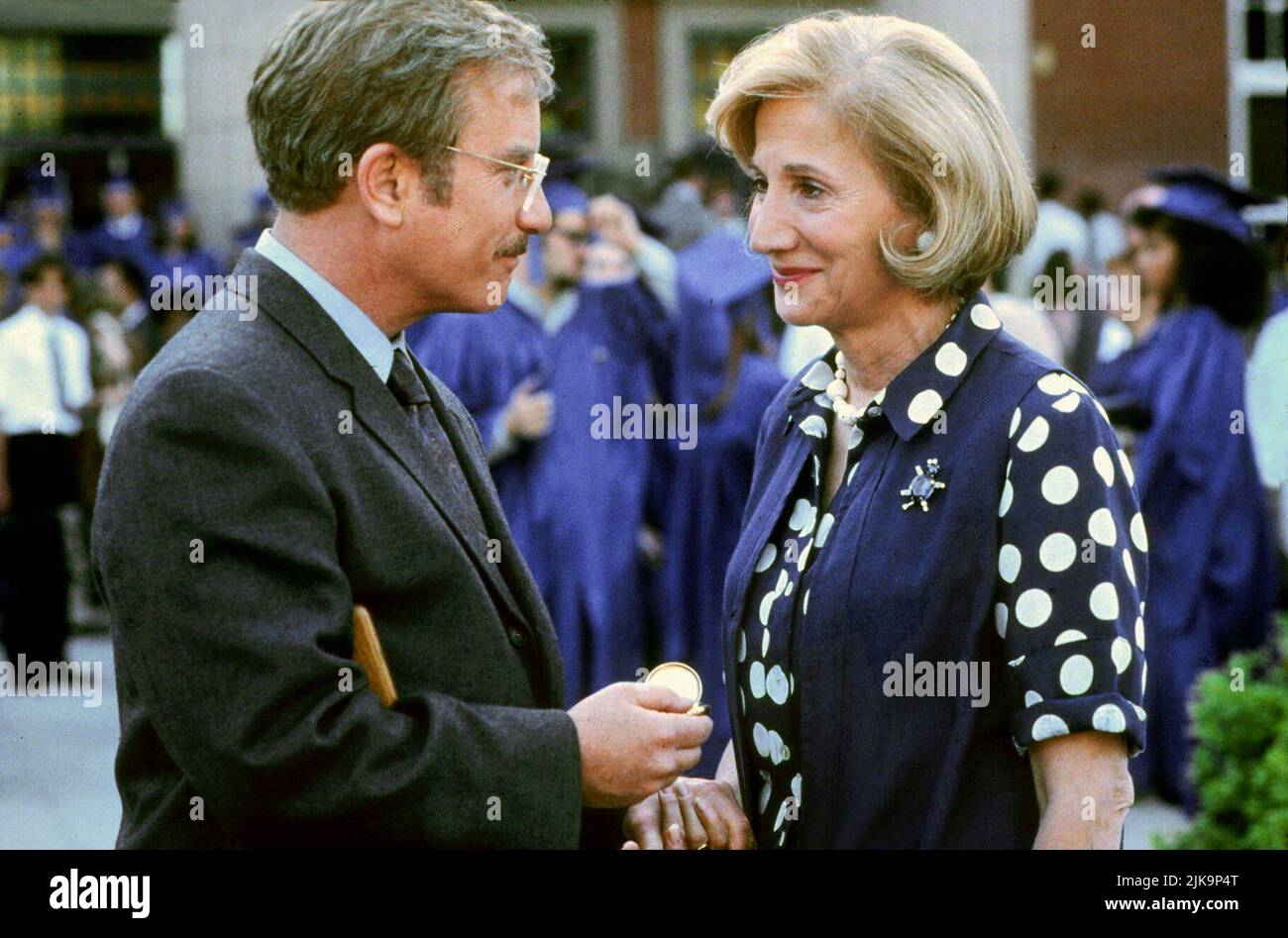 Richard Dreyfuss & Olympia Dukakis Film: Mr. Holland'S Opus (USA 1995) Characters: Glenn Holland & Principal Jacobs  Director: Stephen Herek 29 December 1995   **WARNING** This Photograph is for editorial use only and is the copyright of HOLLYWOOD PICTURES and/or the Photographer assigned by the Film or Production Company and can only be reproduced by publications in conjunction with the promotion of the above Film. A Mandatory Credit To HOLLYWOOD PICTURES is required. The Photographer should also be credited when known. No commercial use can be granted without written authority from the Film Stock Photo
