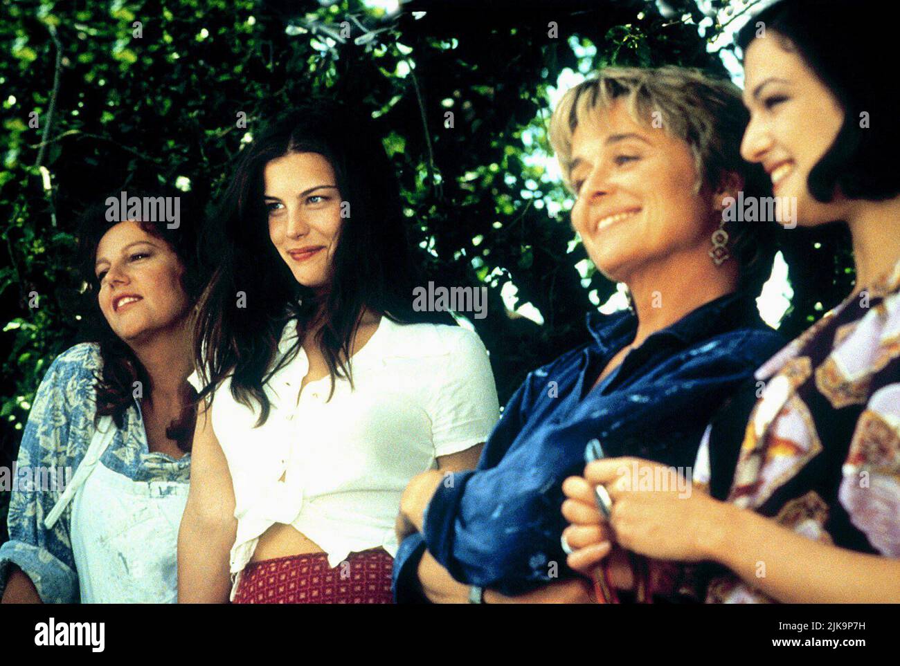 Liv Tyler, Sinead Cusack & Rachel Weisz Film: Stealing Beauty (IT/FR/UK 1996) Characters: Lucy Harmon,Diana,Miranda  Director: Bernardo Bertolucci 29 March 1996   **WARNING** This Photograph is for editorial use only and is the copyright of FICTION FILMS and/or the Photographer assigned by the Film or Production Company and can only be reproduced by publications in conjunction with the promotion of the above Film. A Mandatory Credit To FICTION FILMS is required. The Photographer should also be credited when known. No commercial use can be granted without written authority from the Film Company Stock Photo