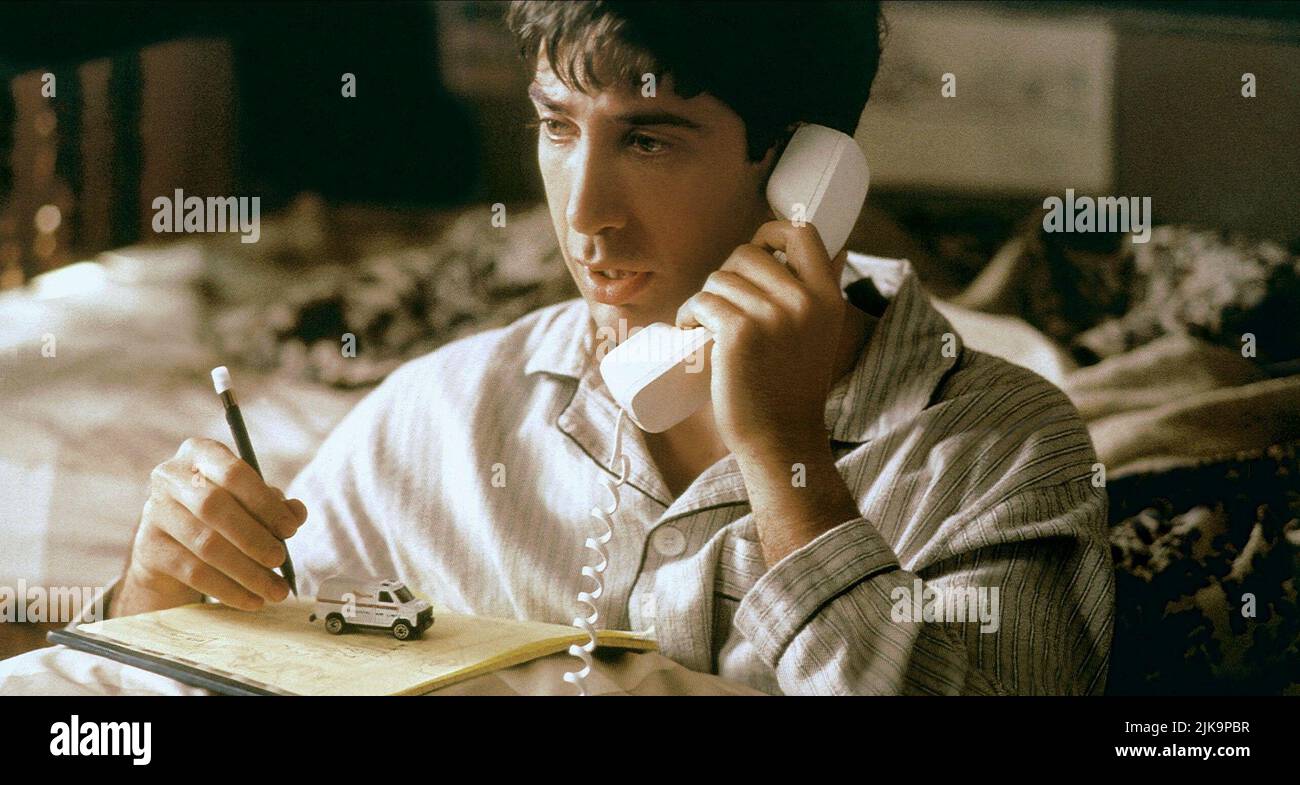 David Schwimmer  Film The Pallbearer;  (1996) Characters: Tom Thompson  Director: Matt Reeves 03 May 1996   **WARNING** This Photograph is for editorial use only and is the copyright of COLUMBIA and/or the Photographer assigned by the  Film or Production Company and can only be reproduced by publications in conjunction with the promotion of the above  Film. A Mandatory Credit To COLUMBIA is required. The Photographer should also be credited when known. No commercial use can be granted without written authority from the  Film Company. Stock Photo