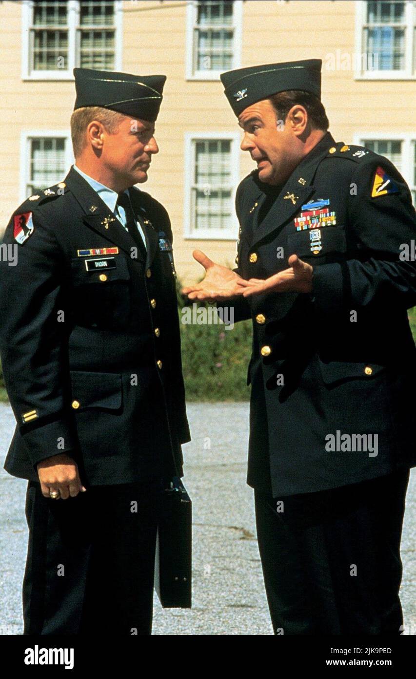 Phil Hartman & Dan Aykroyd Film: Sgt. Bilko (1995) Characters: Major Colin Thorn & Colonel John T. Hall  Director: Jonathan Lynn 29 March 1996   **WARNING** This Photograph is for editorial use only and is the copyright of UNIVERSAL and/or the Photographer assigned by the Film or Production Company and can only be reproduced by publications in conjunction with the promotion of the above Film. A Mandatory Credit To UNIVERSAL is required. The Photographer should also be credited when known. No commercial use can be granted without written authority from the Film Company. Stock Photo