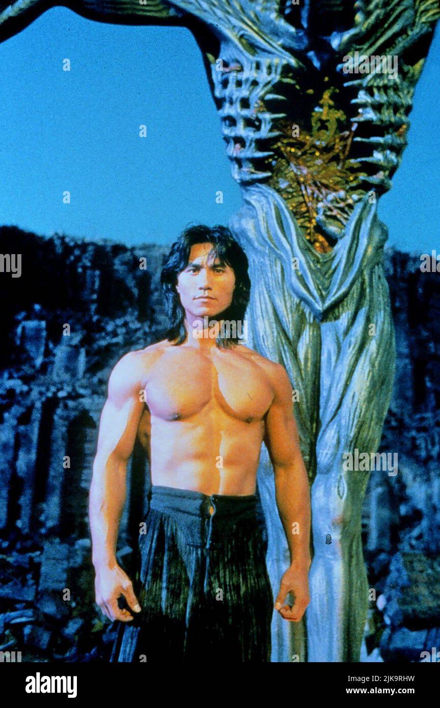 Robin Shou Film: Mortal Kombat (1995) Characters: Liu Kang  Director: Paul W.S. Anderson 13 July 1995   **WARNING** This Photograph is for editorial use only and is the copyright of NEW LINE and/or the Photographer assigned by the Film or Production Company and can only be reproduced by publications in conjunction with the promotion of the above Film. A Mandatory Credit To NEW LINE is required. The Photographer should also be credited when known. No commercial use can be granted without written authority from the Film Company. Stock Photo