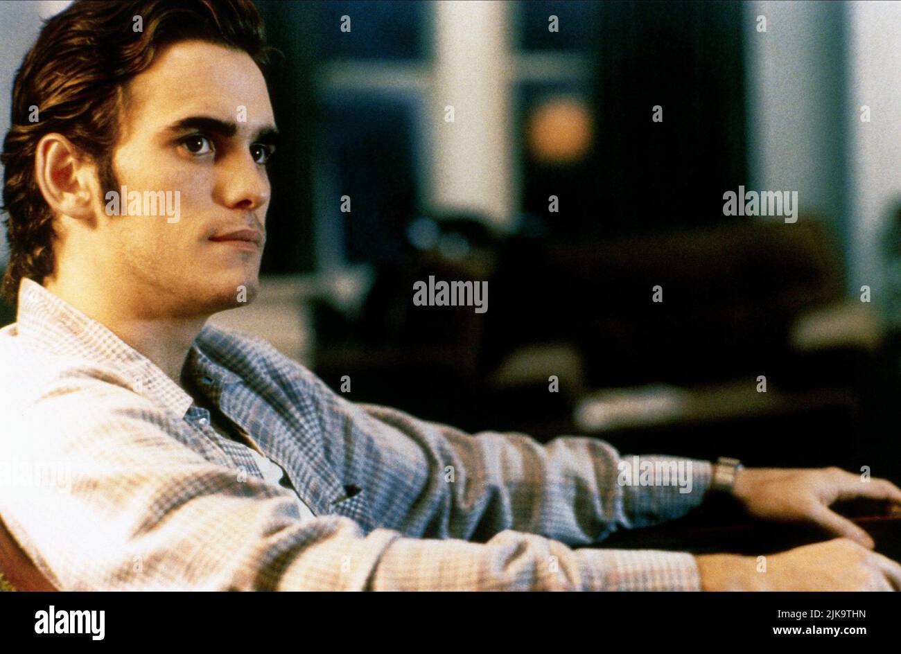 Matt Dillon Film: There'S Something About Mary (USA 1998) Characters: Healy  Director: Bobby Farelly & Peter Farrelly 15 July 1998   **WARNING** This Photograph is for editorial use only and is the copyright of 20TH CENTURY FOX and/or the Photographer assigned by the Film or Production Company and can only be reproduced by publications in conjunction with the promotion of the above Film. A Mandatory Credit To 20TH CENTURY FOX is required. The Photographer should also be credited when known. No commercial use can be granted without written authority from the Film Company. Stock Photo