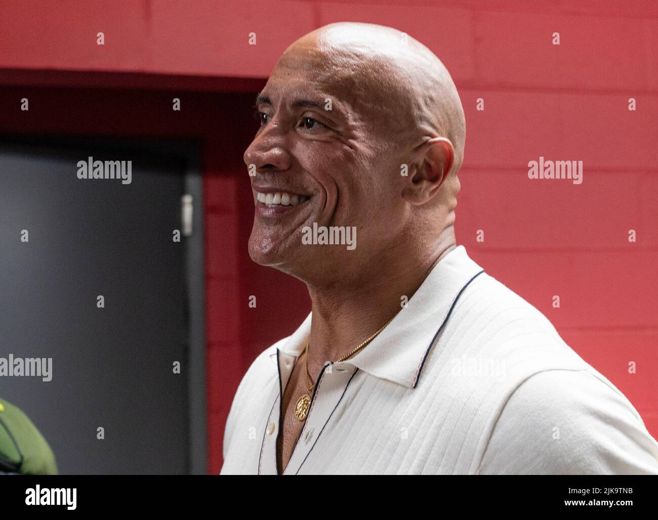 Harrison, NJ - July 30, 2022: Dwayne Johnson Seen After The Match ...