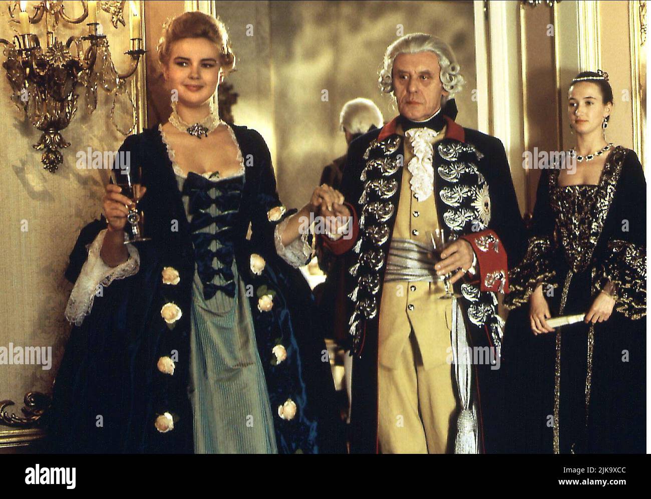 Veronica Ferres & Horst Frank Film: Catherine The Great (TV-Film) Characters: Vorontzova, Schwerin  Usa/De/At 1995, Director: Marvin J. Chomsky, J Goldsmith 28 April 1995   **WARNING** This Photograph is for editorial use only and is the copyright of SKYLARK CINE and/or the Photographer assigned by the Film or Production Company and can only be reproduced by publications in conjunction with the promotion of the above Film. A Mandatory Credit To SKYLARK CINE is required. The Photographer should also be credited when known. No commercial use can be granted without written authority from the Film Stock Photo
