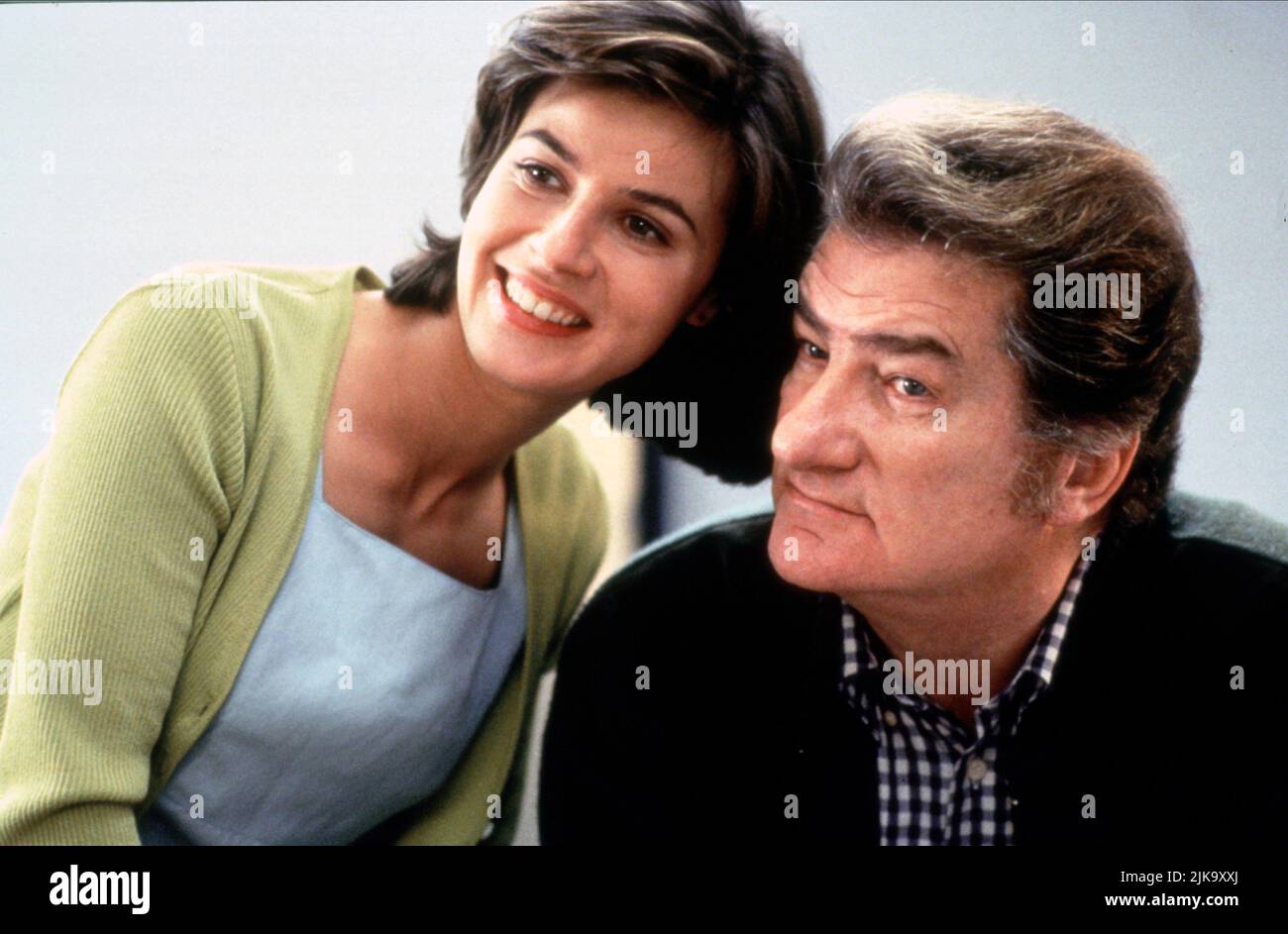 Irene Jacob & Eddy Mitchell Film: American Cuisine; Cuisine Americaine (Cuisine americaine) Characters: Gabrielle Boyer,, Louis Boyer  Fr 1998, Director: Jean-Yves Pitoun 21 October 1998   **WARNING** This Photograph is for editorial use only and is the copyright of POLYGRAM and/or the Photographer assigned by the Film or Production Company and can only be reproduced by publications in conjunction with the promotion of the above Film. A Mandatory Credit To POLYGRAM is required. The Photographer should also be credited when known. No commercial use can be granted without written authority from Stock Photo