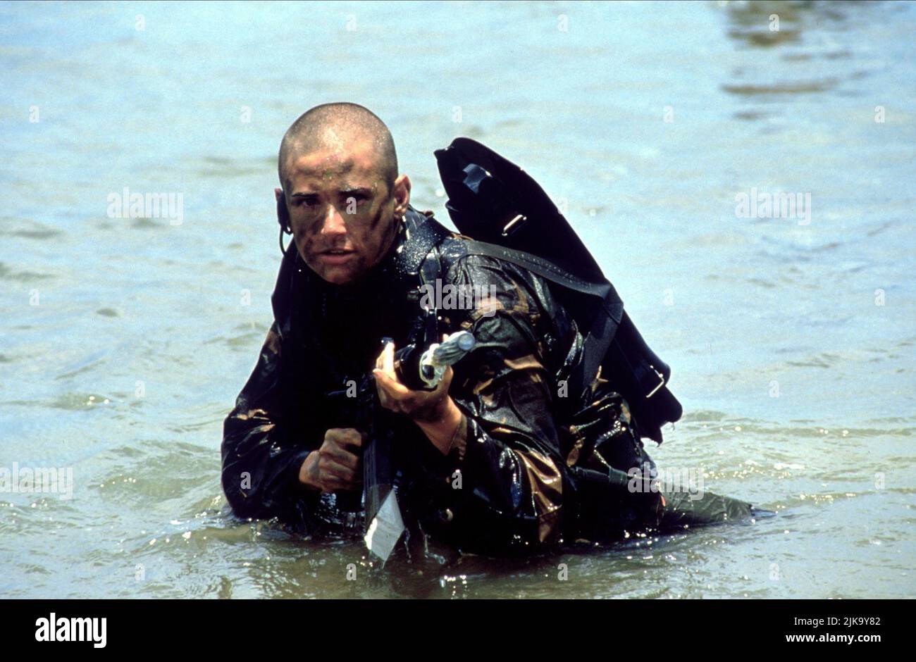 Demi Moore Film: G.I. Jane; Gi Jane (1997) Characters: Jordan O'Neill  Director: Ridley Scott 01 April 1997   **WARNING** This Photograph is for editorial use only and is the copyright of HOLLYWOOD PICTURES and/or the Photographer assigned by the Film or Production Company and can only be reproduced by publications in conjunction with the promotion of the above Film. A Mandatory Credit To HOLLYWOOD PICTURES is required. The Photographer should also be credited when known. No commercial use can be granted without written authority from the Film Company. Stock Photo