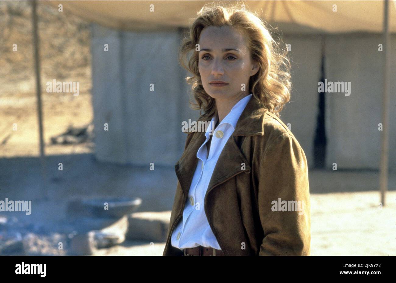 Kristin Scott Thomas Film: The English Patient (USA/UK 1996) Characters: Katharine Clifton  Director: Anthony Minghella 06 November 1996   **WARNING** This Photograph is for editorial use only and is the copyright of TIGER MOTH PRODUCTIONS and/or the Photographer assigned by the Film or Production Company and can only be reproduced by publications in conjunction with the promotion of the above Film. A Mandatory Credit To TIGER MOTH PRODUCTIONS is required. The Photographer should also be credited when known. No commercial use can be granted without written authority from the Film Company. Stock Photo