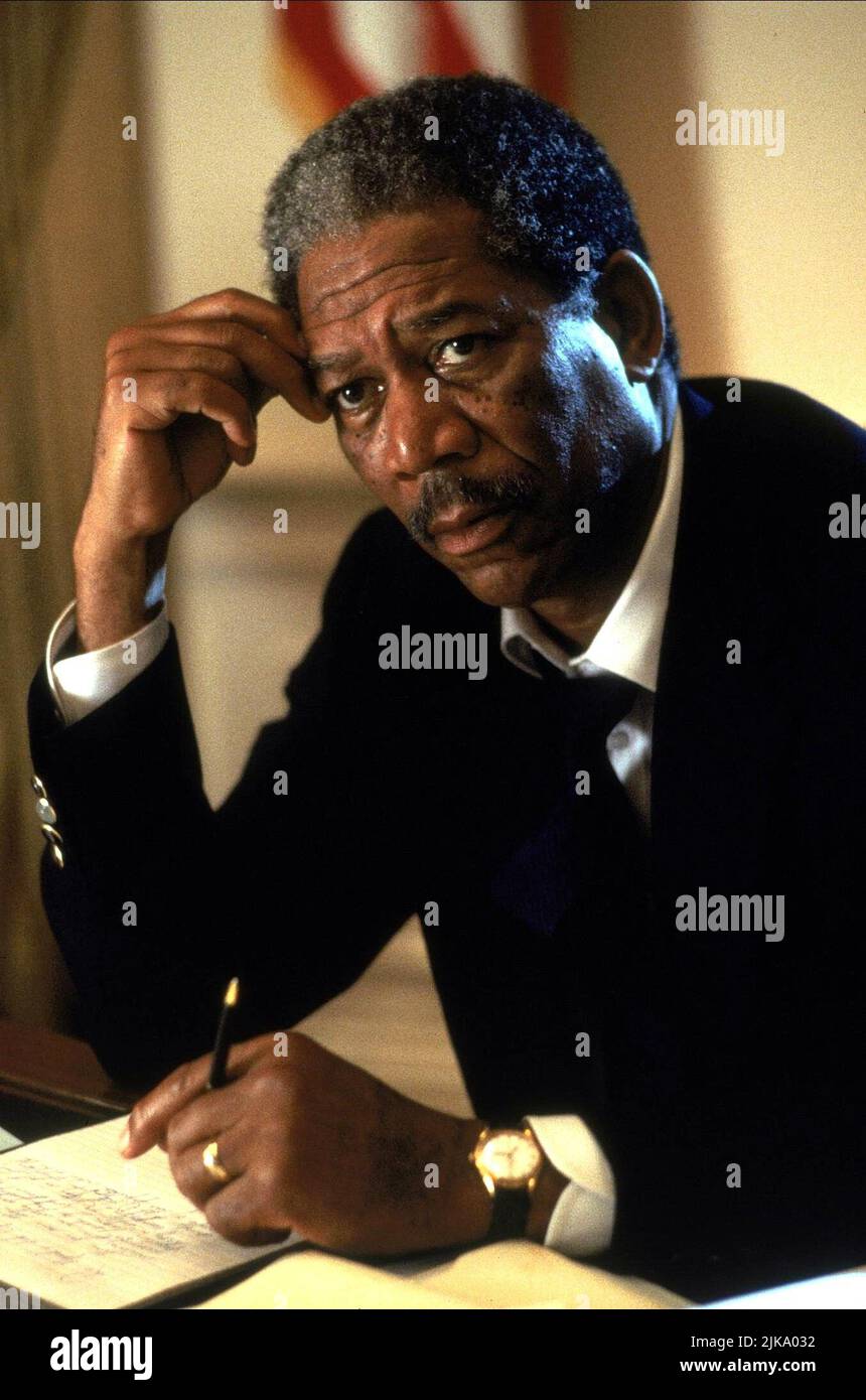 Morgan Freeman Film: Deep Impact (1996) Characters: President Tom Beck  Director: Mimi Leder 07 May 1998   **WARNING** This Photograph is for editorial use only and is the copyright of DREAMWORKS and/or the Photographer assigned by the Film or Production Company and can only be reproduced by publications in conjunction with the promotion of the above Film. A Mandatory Credit To DREAMWORKS is required. The Photographer should also be credited when known. No commercial use can be granted without written authority from the Film Company. Stock Photo