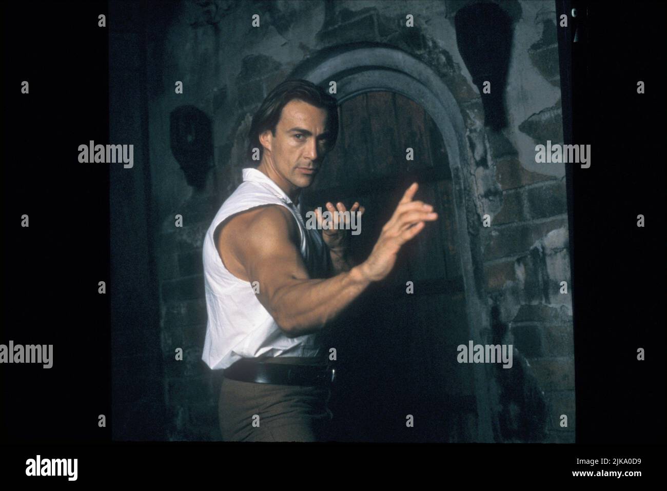 Daniel Bernhardt Television: Mortal Kombat: Conquest (1997) Characters: Siro  03 October 1998   **WARNING** This Photograph is for editorial use only and is the copyright of NEW LINE TELEVISION and/or the Photographer assigned by the Film or Production Company and can only be reproduced by publications in conjunction with the promotion of the above Film. A Mandatory Credit To NEW LINE TELEVISION is required. The Photographer should also be credited when known. No commercial use can be granted without written authority from the Film Company. Stock Photo