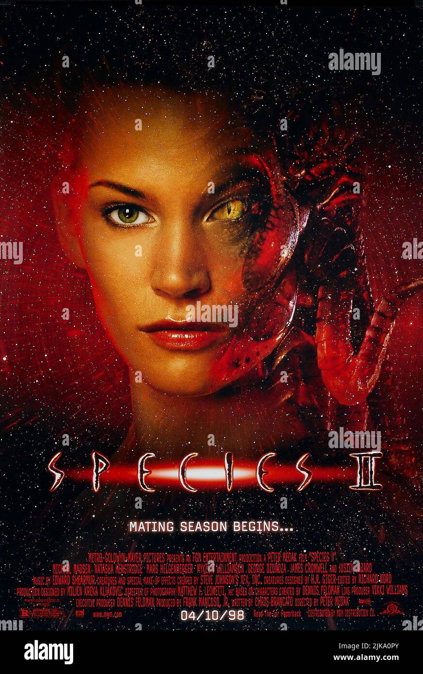 Natasha Henstridge Poster Film Species Ii; Species 2 (USA 1998 ...