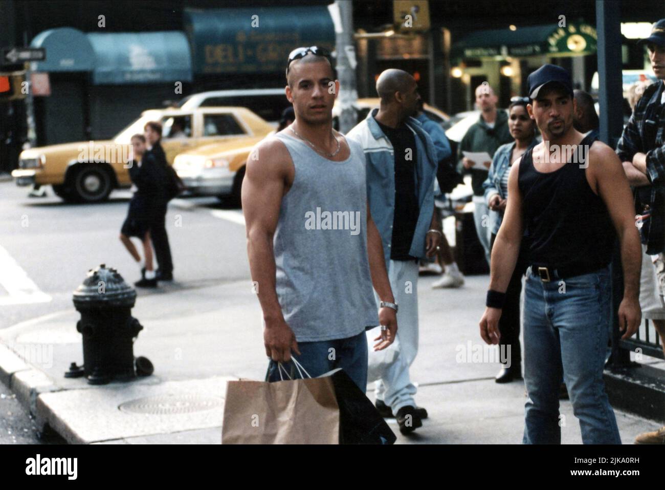 Vin Diesel Film: Strays (1997) Characters: Rick  Director: Vin Diesel 18 January 1997   **WARNING** This Photograph is for editorial use only and is the copyright of ONE RACE PRODUCTIONS and/or the Photographer assigned by the Film or Production Company and can only be reproduced by publications in conjunction with the promotion of the above Film. A Mandatory Credit To ONE RACE PRODUCTIONS is required. The Photographer should also be credited when known. No commercial use can be granted without written authority from the Film Company. Stock Photo