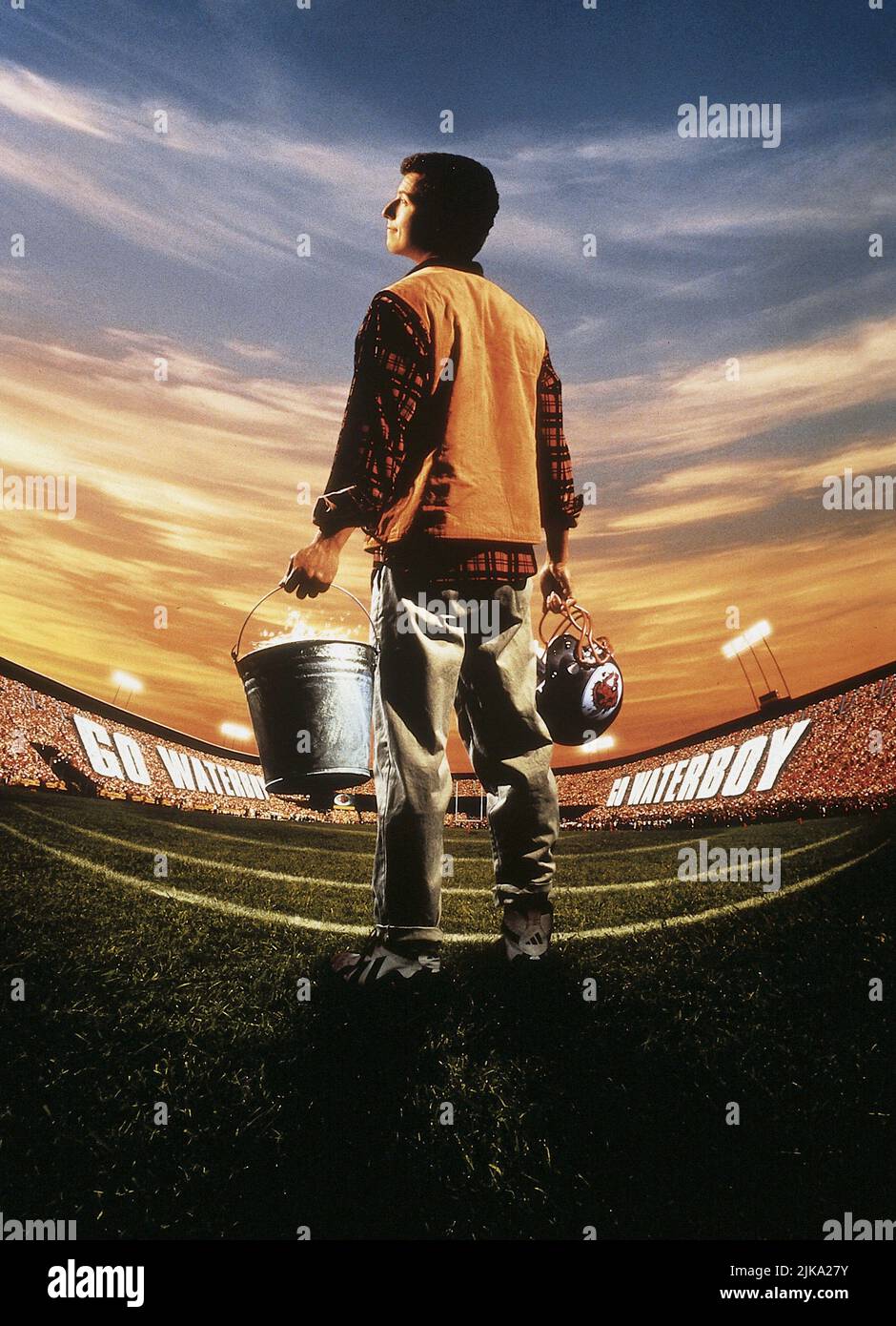 Adam Sandler Film Artwork Film: The Waterboy (1998)   Director: Frank Coraci 06 November 1998   **WARNING** This Photograph is for editorial use only and is the copyright of TOUCHSTONE and/or the Photographer assigned by the Film or Production Company and can only be reproduced by publications in conjunction with the promotion of the above Film. A Mandatory Credit To TOUCHSTONE is required. The Photographer should also be credited when known. No commercial use can be granted without written authority from the Film Company. Stock Photo