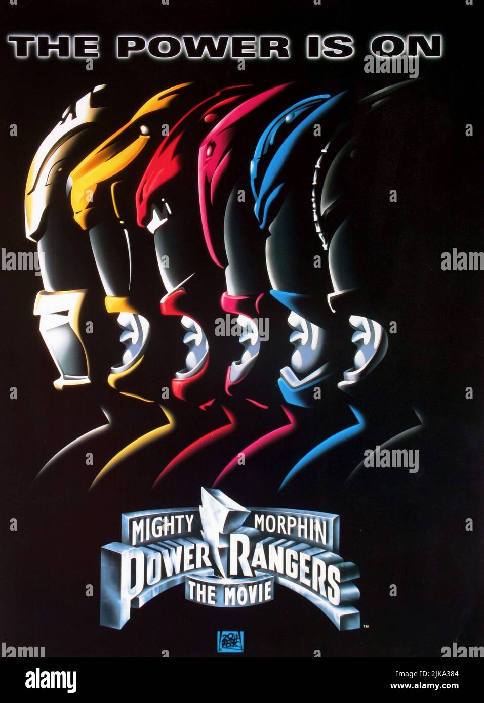 Film Poster Film: Mighty Morphin Power Rangers: The Movie (USA/AUS/JP 1995)   Director: Bryan Spicer 30 June 1995   **WARNING** This Photograph is for editorial use only and is the copyright of 20TH CENTURY FOX and/or the Photographer assigned by the Film or Production Company and can only be reproduced by publications in conjunction with the promotion of the above Film. A Mandatory Credit To 20TH CENTURY FOX is required. The Photographer should also be credited when known. No commercial use can be granted without written authority from the Film Company. Stock Photo