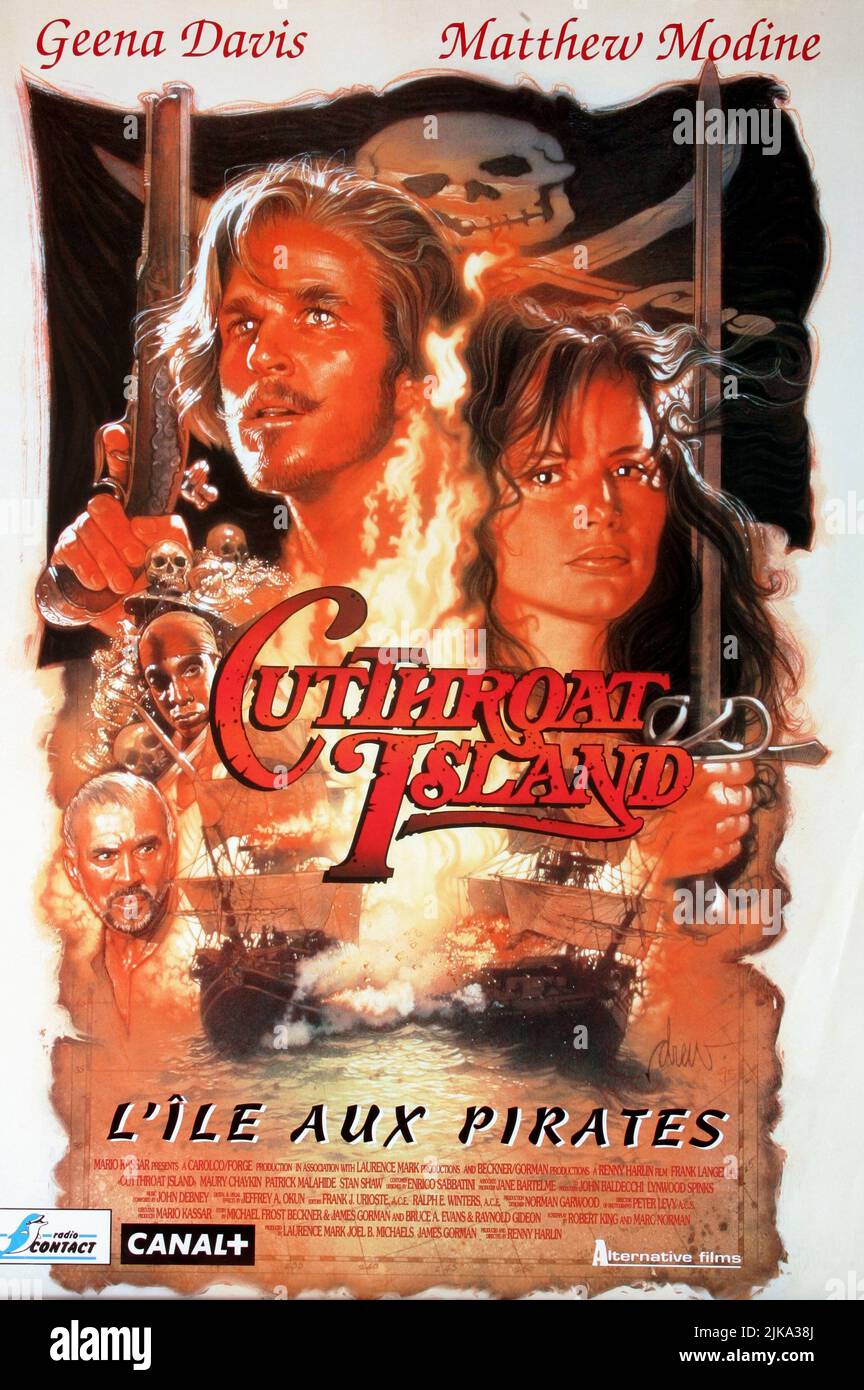Cutthroat island poster hi-res stock photography and images