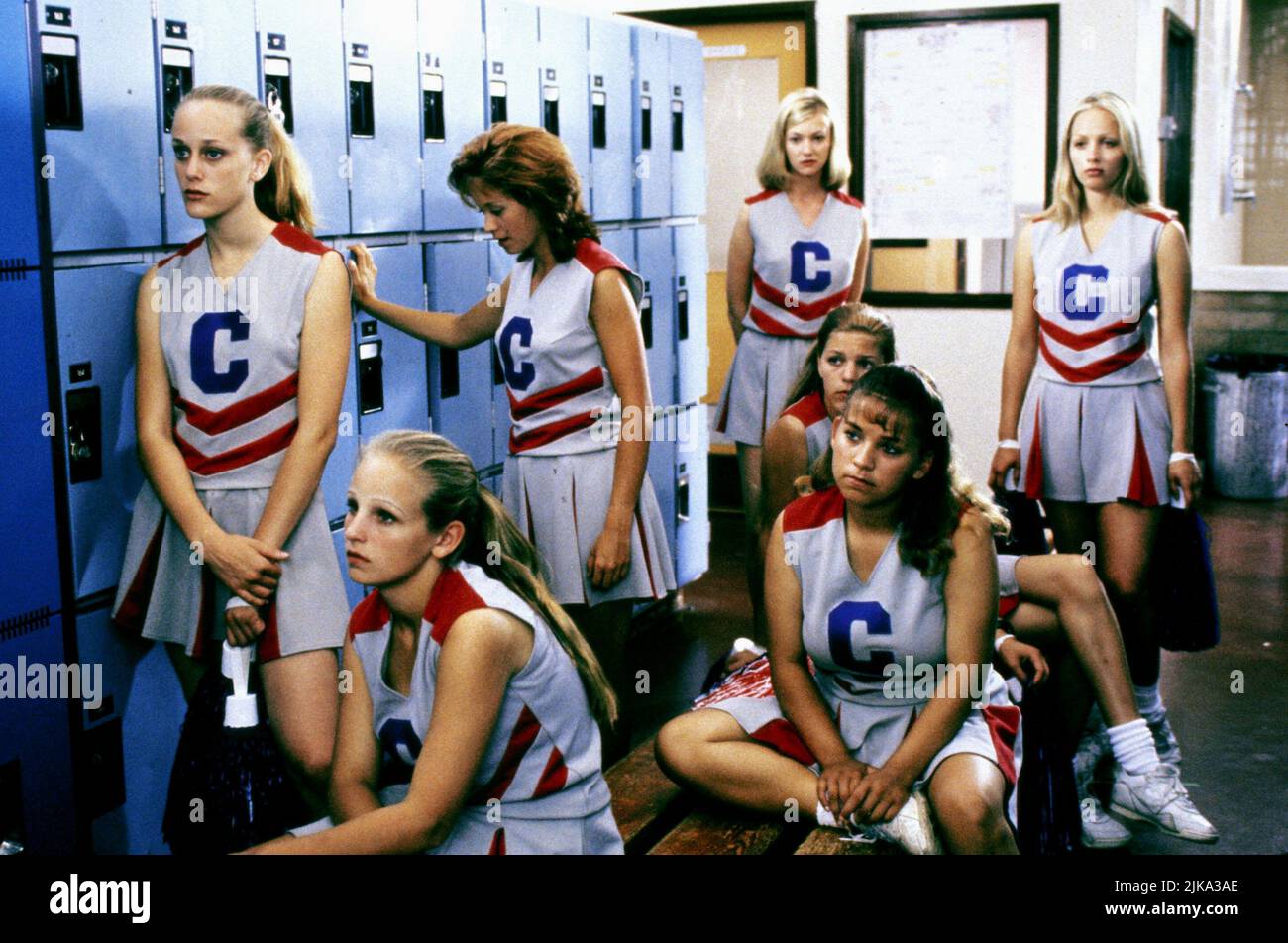 Cheerleader Locker Room Film: Moment Of Truth: Stand Against Fear; Unlikely Suspects (1996)   Director: Joseph L. Scanlan 16 December 1996   **WARNING** This Photograph is for editorial use only and is the copyright of O'HARA-HOROWITZ PRODUCTIONS and/or the Photographer assigned by the Film or Production Company and can only be reproduced by publications in conjunction with the promotion of the above Film. A Mandatory Credit To O'HARA-HOROWITZ PRODUCTIONS is required. The Photographer should also be credited when known. No commercial use can be granted without written authority from the Film C Stock Photo