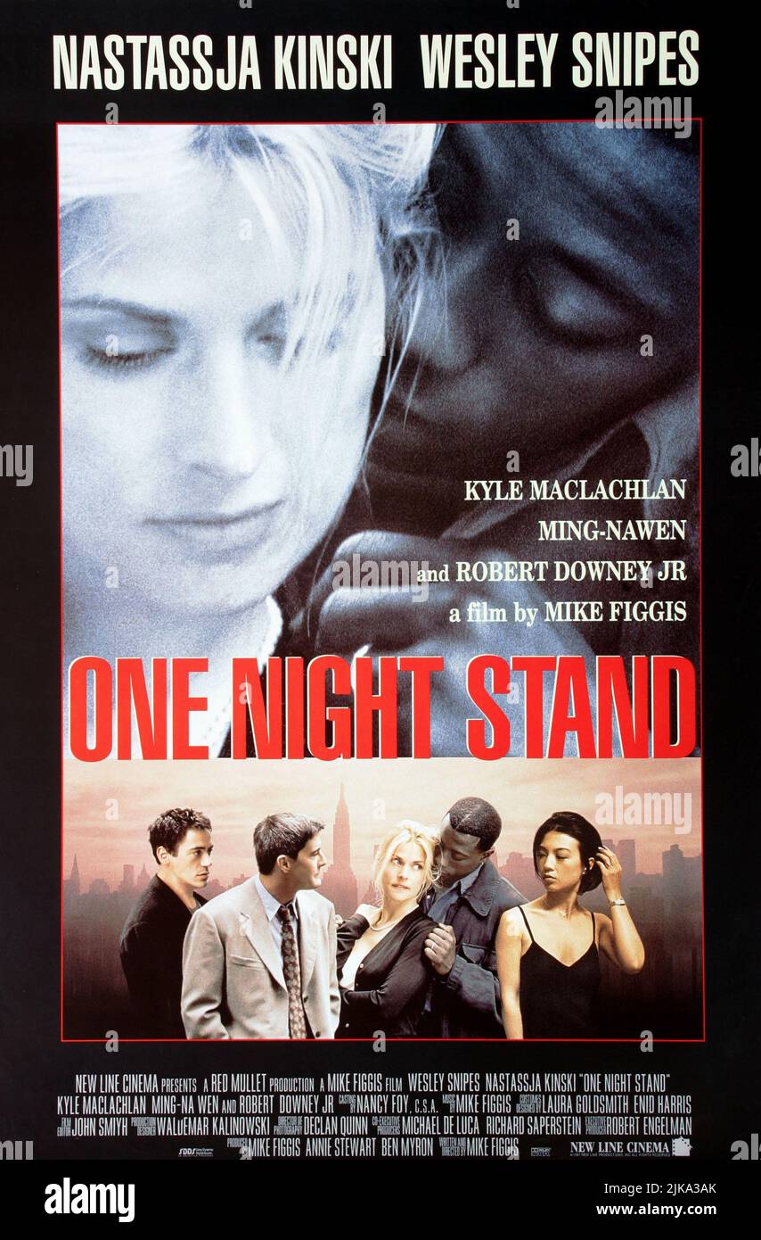 Nastassja Kinski,Wesley Snipes Poster Film: One Night Stand (1997)  Characters: Karen, Director: Mike Figgis 31 August 1997 **WARNING** This  Photograph is for editorial use only and is the copyright of NEW LINE