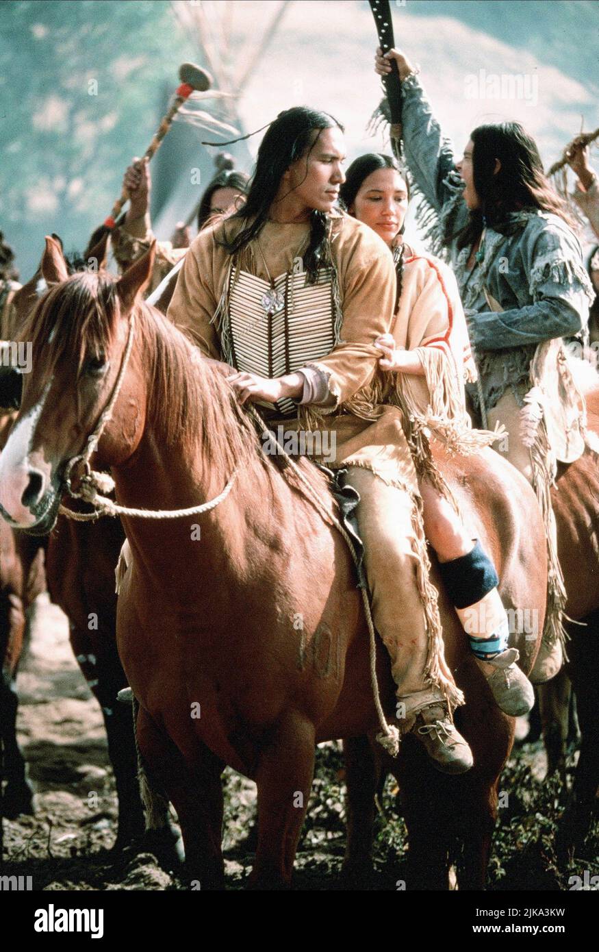 Michael Greyeyes & Irene Bedard Film Crazy Horse (1996) Characters ...