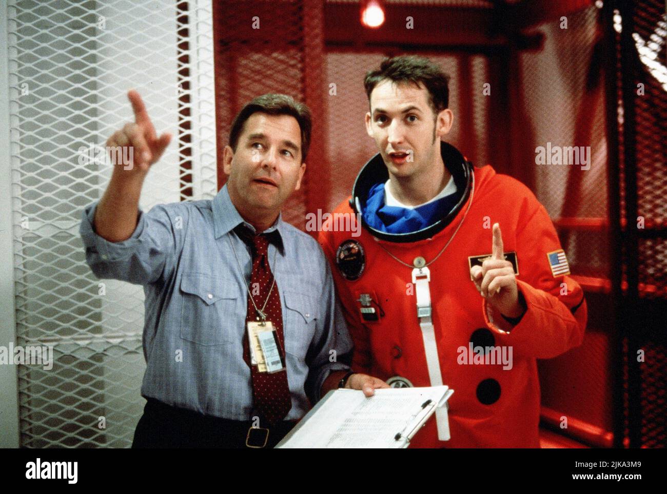 Beau Bridges & Harland Williams Film: Rocket Man; Rocketman (1997) Characters: Bud Nesbitt & Fred Z. Randall  Director: Stuart Gillard 10 October 1997   **WARNING** This Photograph is for editorial use only and is the copyright of DISNEY and/or the Photographer assigned by the Film or Production Company and can only be reproduced by publications in conjunction with the promotion of the above Film. A Mandatory Credit To DISNEY is required. The Photographer should also be credited when known. No commercial use can be granted without written authority from the Film Company. Stock Photo