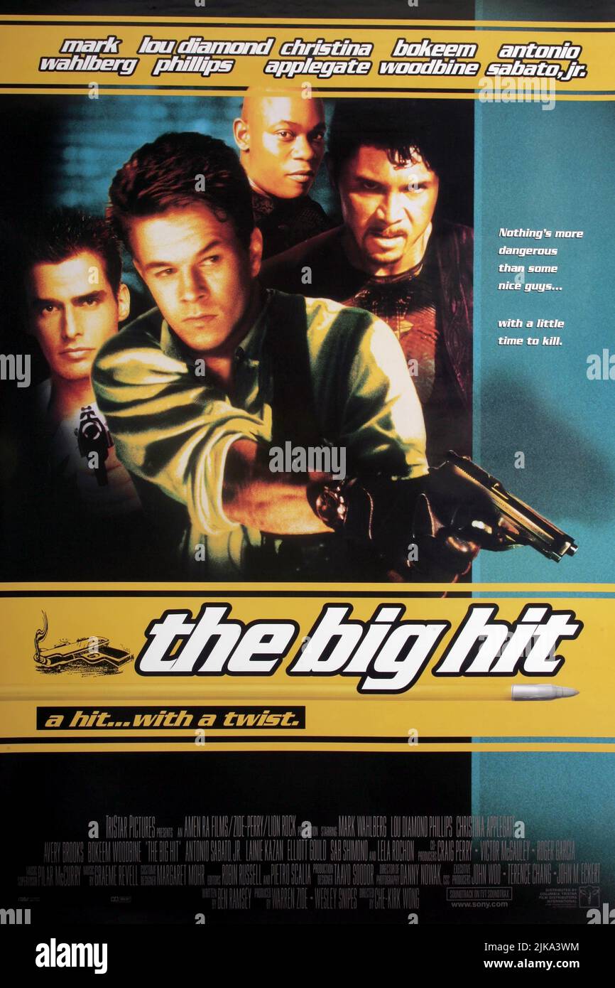 Mark Wahlberg Film Poster Film The Big Hit (1996) Director Kirk Wong
