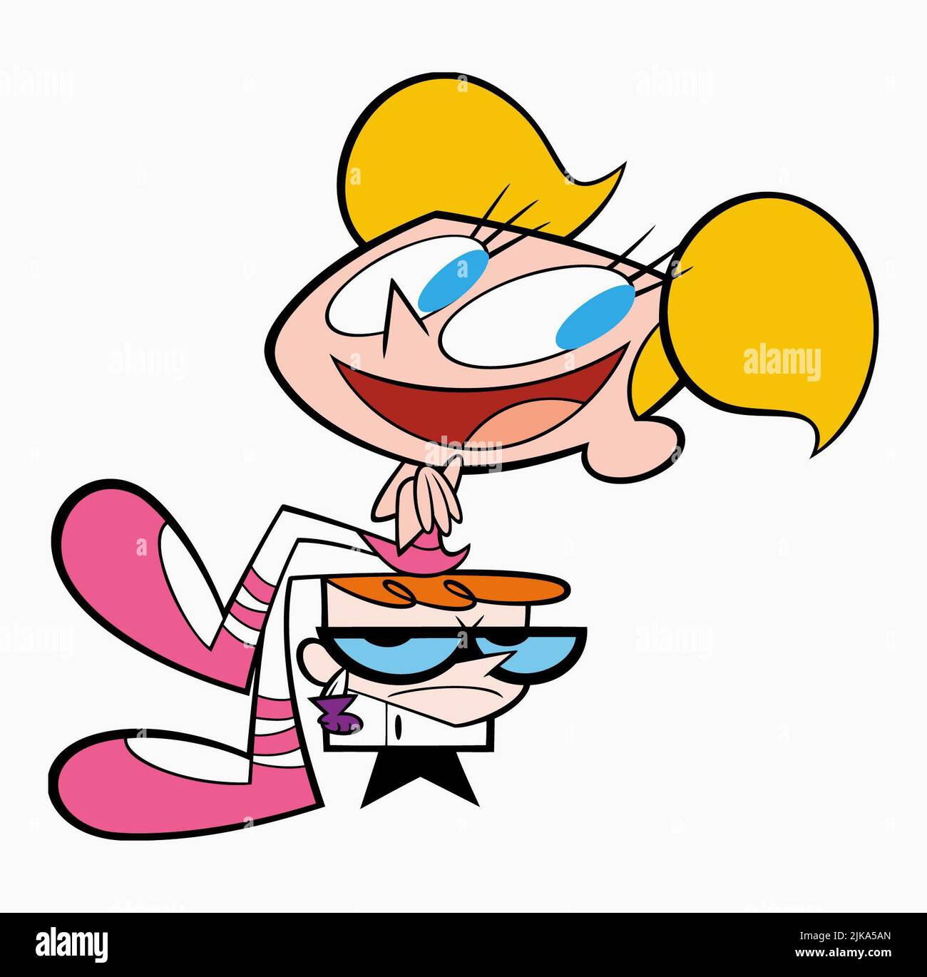 Dee Dee & Dexter Television: Dexter'S Laboratory (1996)   Director: Genndy Tartakovsky 28 April 1996   **WARNING** This Photograph is for editorial use only and is the copyright of CARTOON NETWORK and/or the Photographer assigned by the Film or Production Company and can only be reproduced by publications in conjunction with the promotion of the above Film. A Mandatory Credit To CARTOON NETWORK is required. The Photographer should also be credited when known. No commercial use can be granted without written authority from the Film Company. Stock Photo