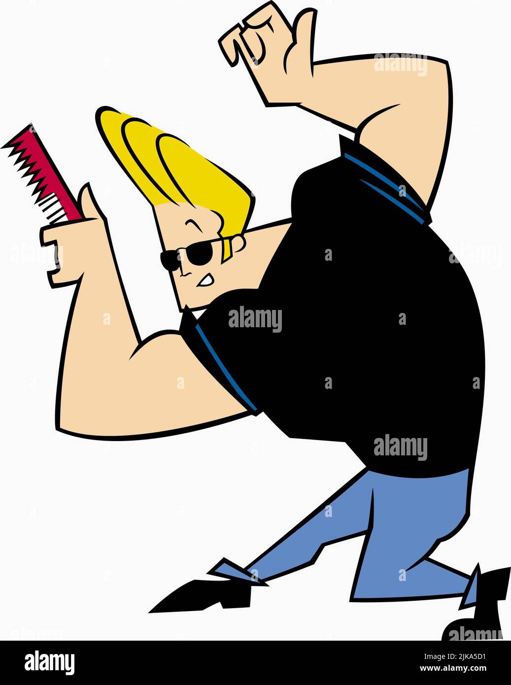 Johnny Bravo Television: Johnny Bravo (1996)   07 July 1997   **WARNING** This Photograph is for editorial use only and is the copyright of HANNA-BARBERA and/or the Photographer assigned by the Film or Production Company and can only be reproduced by publications in conjunction with the promotion of the above Film. A Mandatory Credit To HANNA-BARBERA is required. The Photographer should also be credited when known. No commercial use can be granted without written authority from the Film Company. Stock Photo