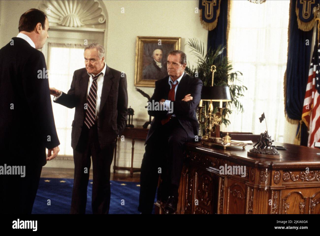 Dan Aykroyd, Jack Lemmon & James Garner Film My Fellow Americans (USA