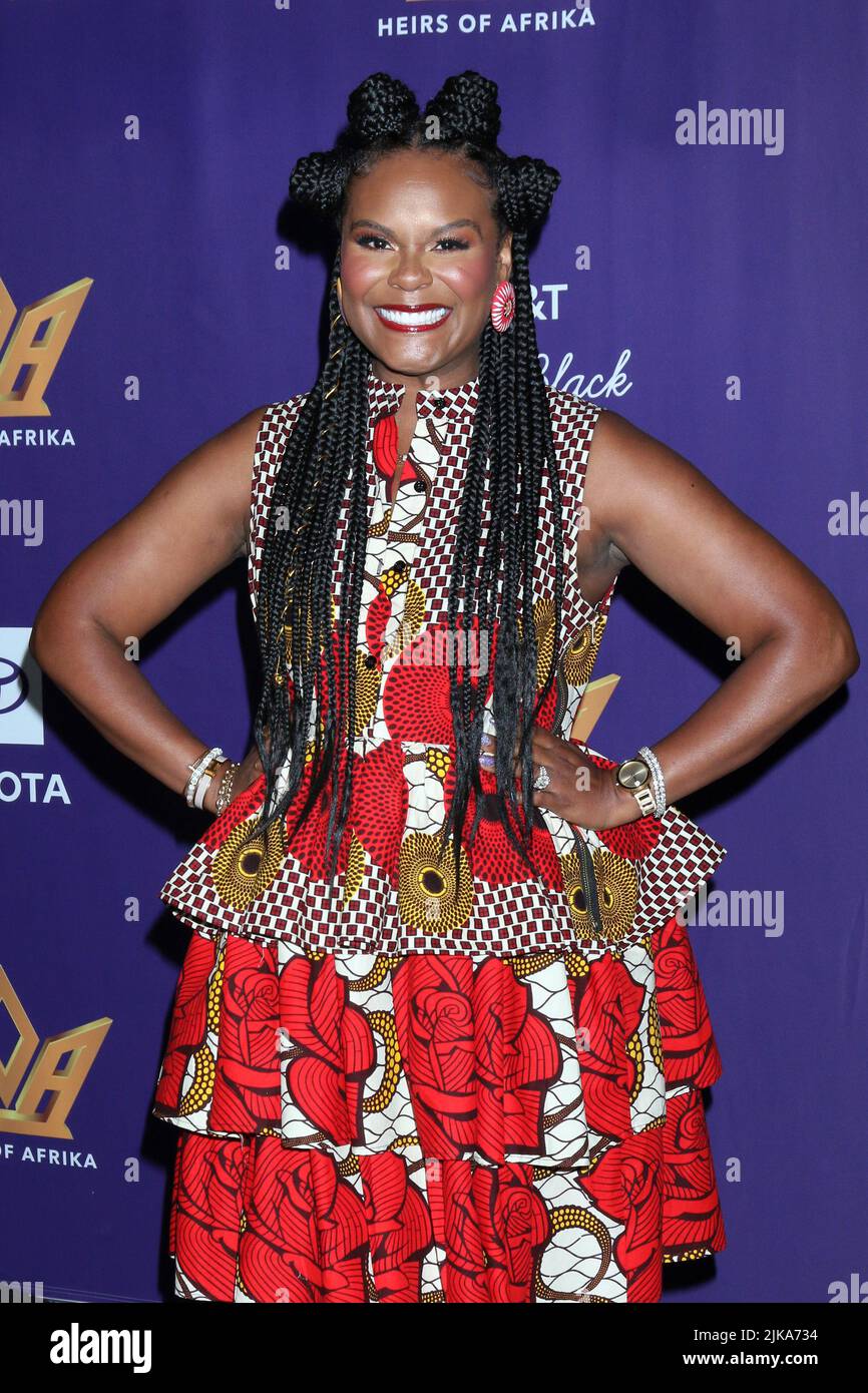 LOS ANGELES - JUL 31:  Tabitha Brown at the Heirs of Afrika 5th Annual International Women of Power Awards at the Sheraton Grand Hotel on July 31, 2022 in Los Angeles, CA Stock Photo