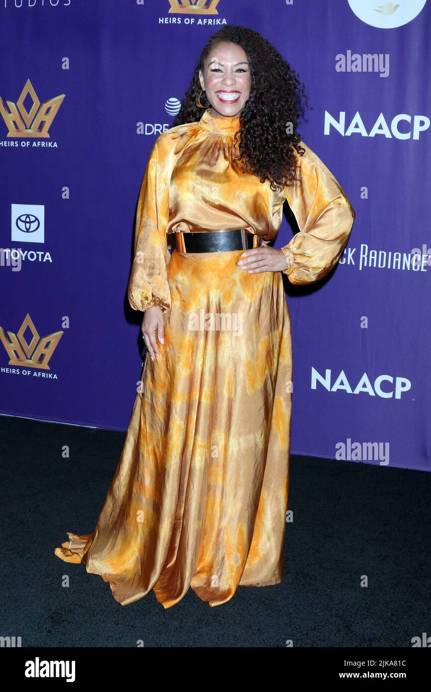 Los Angeles, CA. 31st July, 2022. Sarah Culberson at arrivals for Koshie Mills Presents Heirs Of Afrika 5th Annual International Women of Power Awards Luncheon, Sheraton Grand Los Angeles Hotel, Los Angeles, CA July 31, 2022. Credit: Priscilla Grant/Everett Collection/Alamy Live News Stock Photo