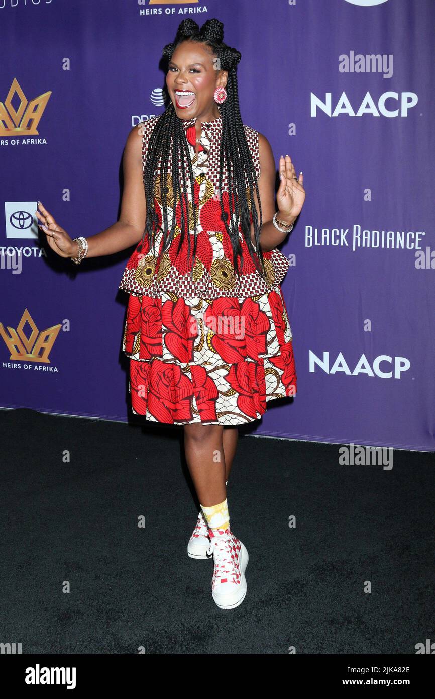 Los Angeles, CA. 31st July, 2022. Tabitha Brown at arrivals for Koshie Mills Presents Heirs Of Afrika 5th Annual International Women of Power Awards Luncheon, Sheraton Grand Los Angeles Hotel, Los Angeles, CA July 31, 2022. Credit: Priscilla Grant/Everett Collection/Alamy Live News Stock Photo