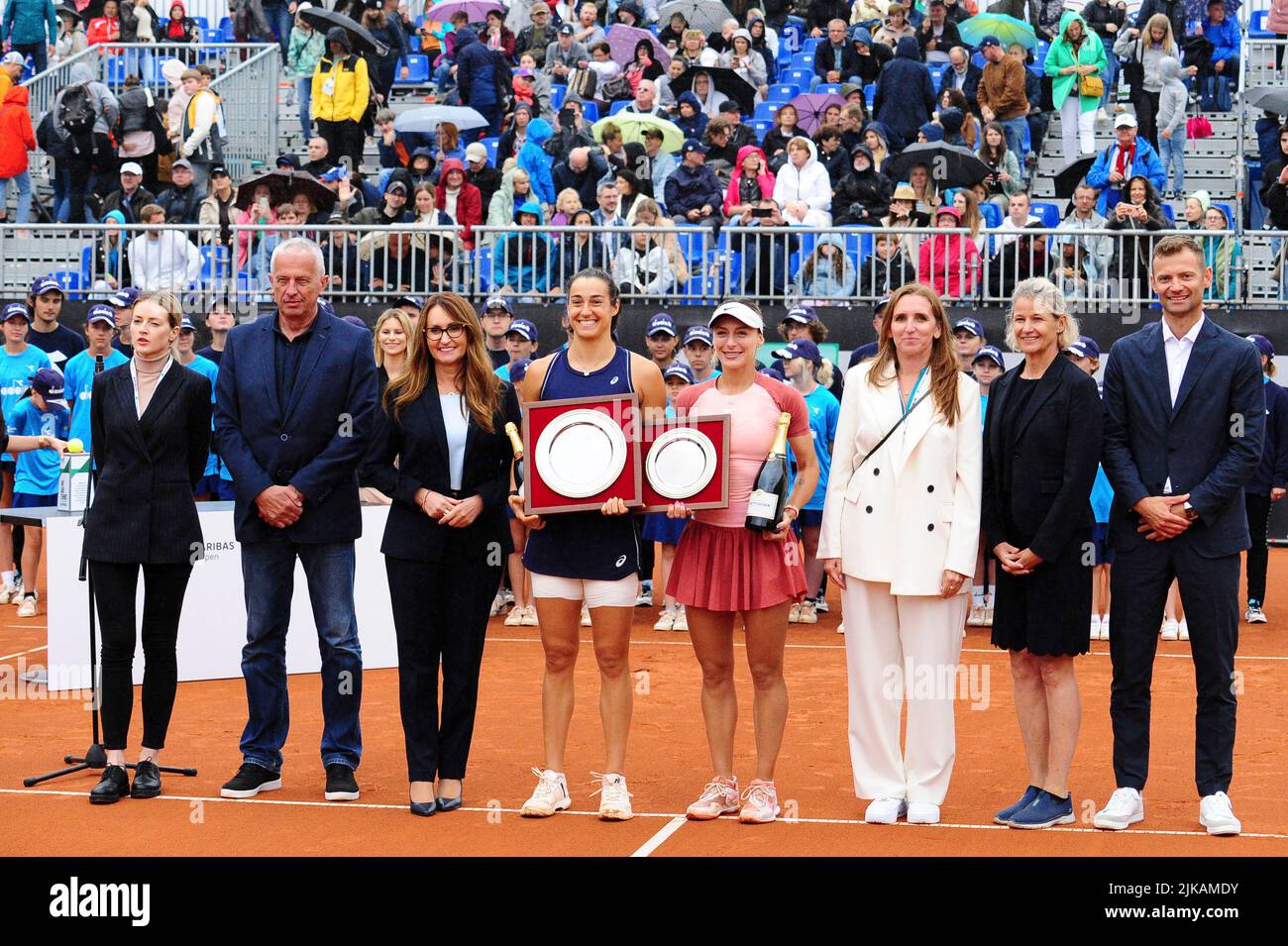 July 31, 2022, WARSZAWA, Warsaw, Poland: WARSZAWA 31.07.2022.TURNIEJ  TENISOWY BNP PARIBAS POLAND OPEN --- WOMENS WTA 250 TENNIS TOURNAMENT BNP  PARIBAS POLAND OPEN IN WARSAW.N/Z ALINA SIKORA TOMASZ SWIATEK RENATA  KAZNOWSKA CAROLINE