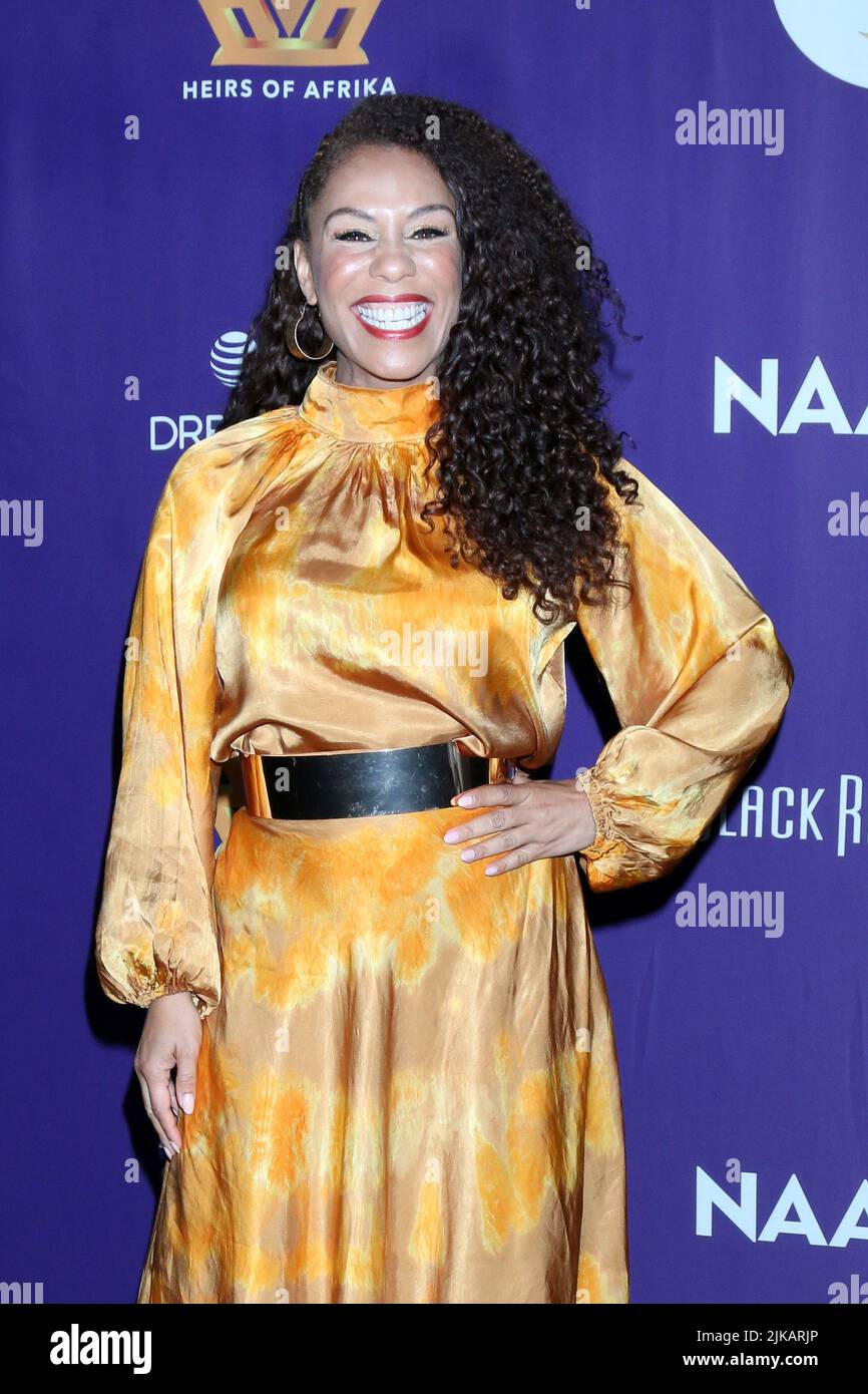 LOS ANGELES - JUL 31:  Sarah Culberson at the Heirs of Afrika 5th Annual International Women of Power Awards at the Sheraton Grand Hotel on July 31, 2022 in Los Angeles, CA (Photo by Katrina Jordan/Sipa USA) Stock Photo