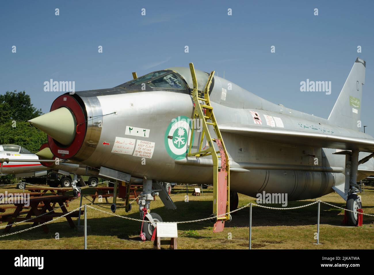 English Electric/BAC Lightning T55, 55-713, Midland Air Museum, Coventry, Stock Photo