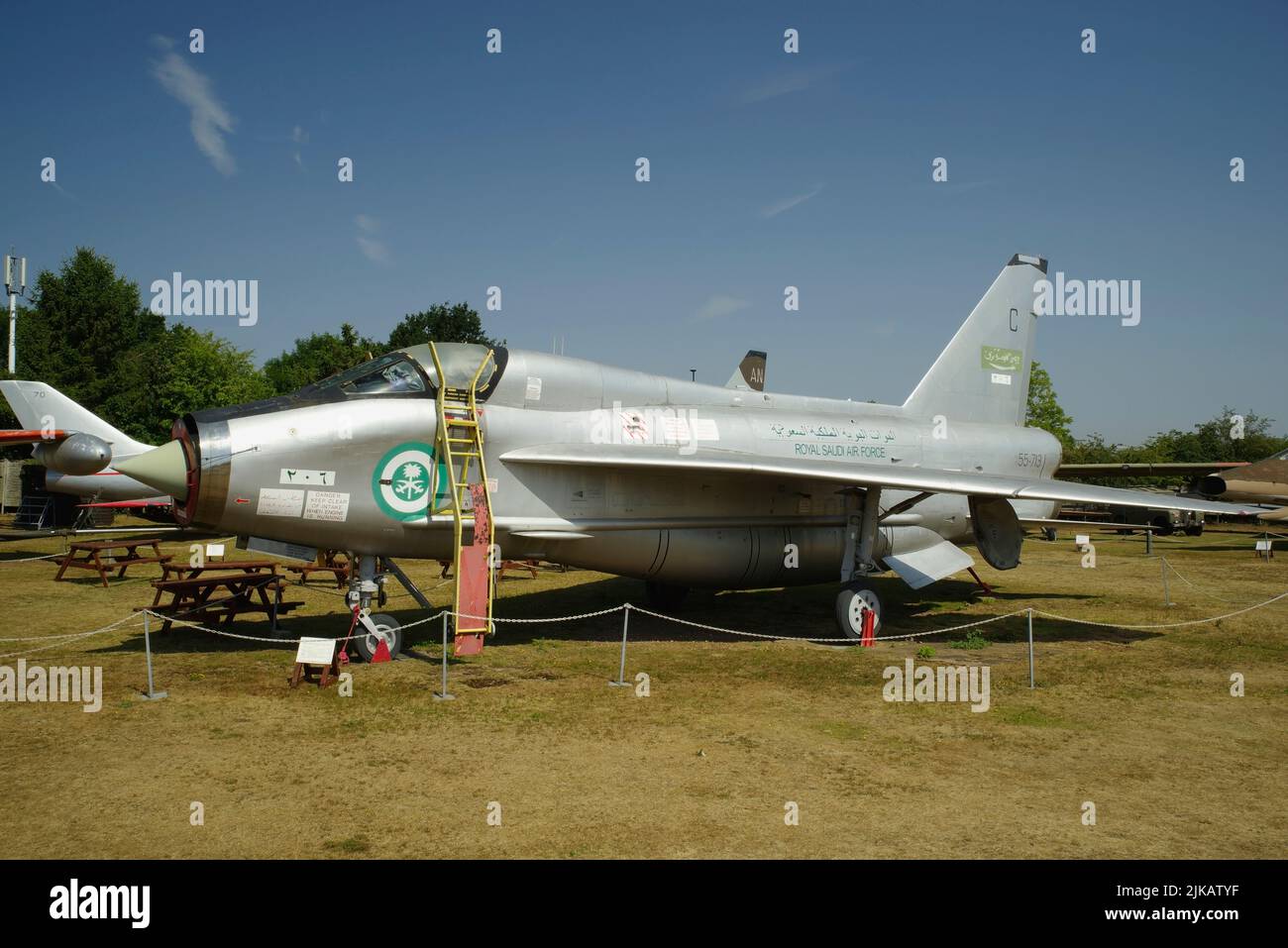 English Electric/BAC Lightning T55, 55-713, Midland Air Museum, Coventry, Stock Photo