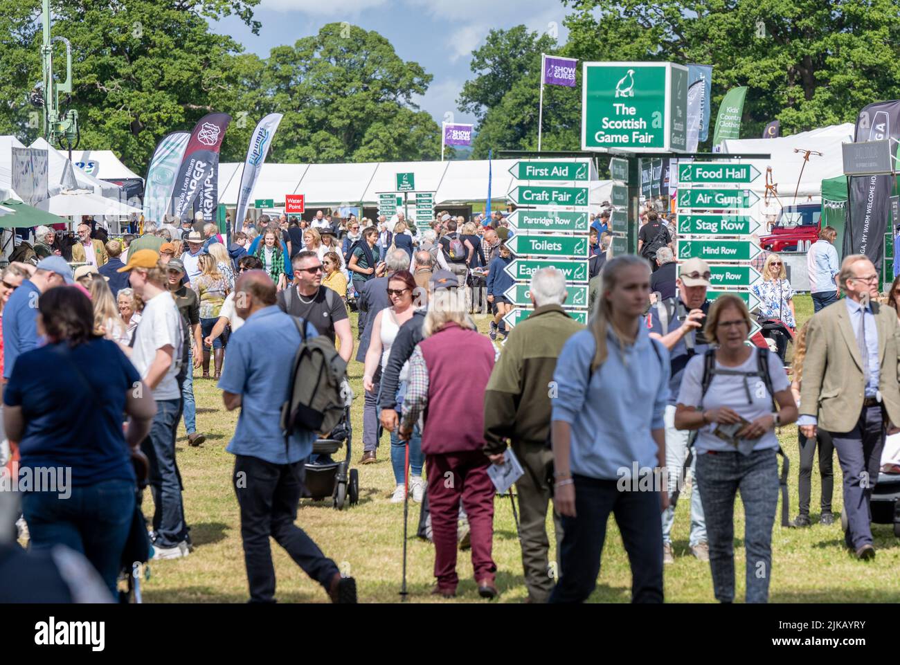 The GWCT Scottish Game Fair 2022,  Scone Palace, Perthshire Stock Photo