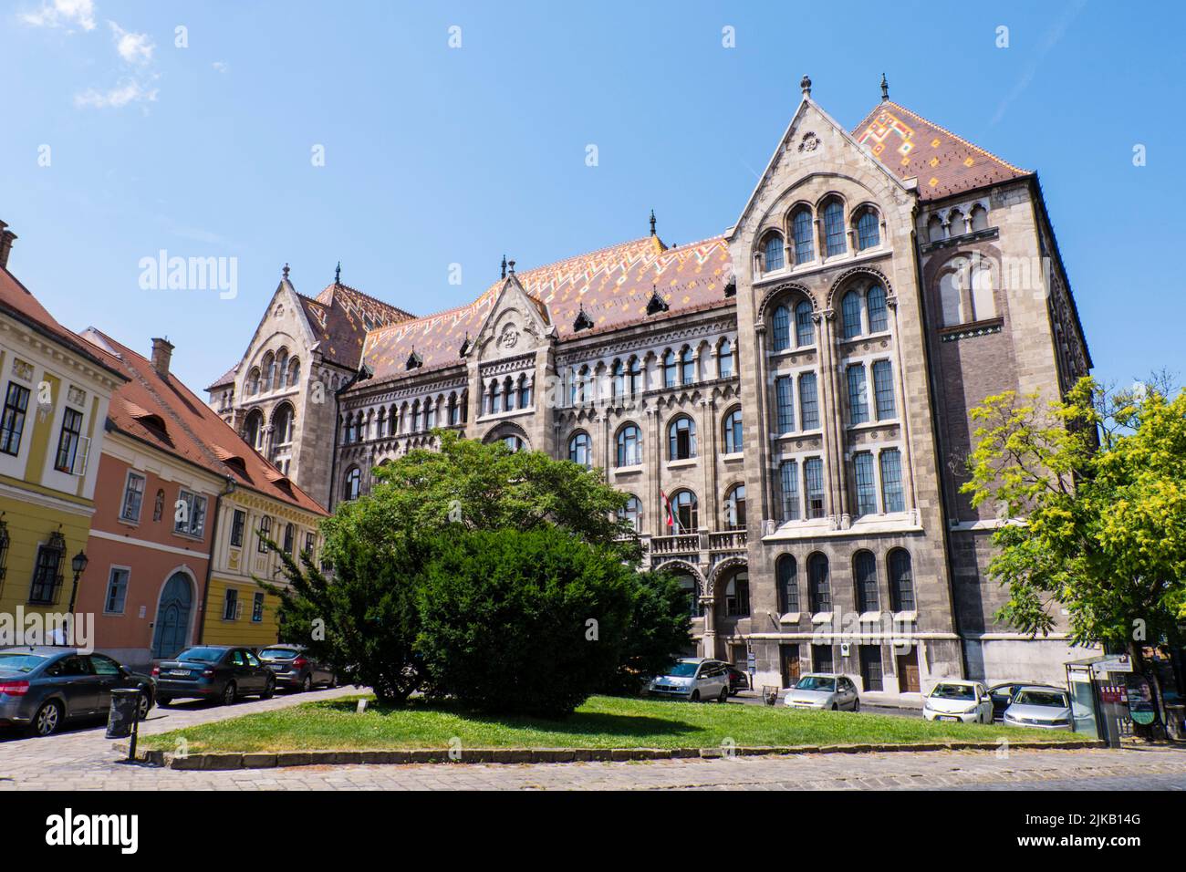 Bécsi kapu ter, castle district, Buda Budapest, Hungary Stock Photo