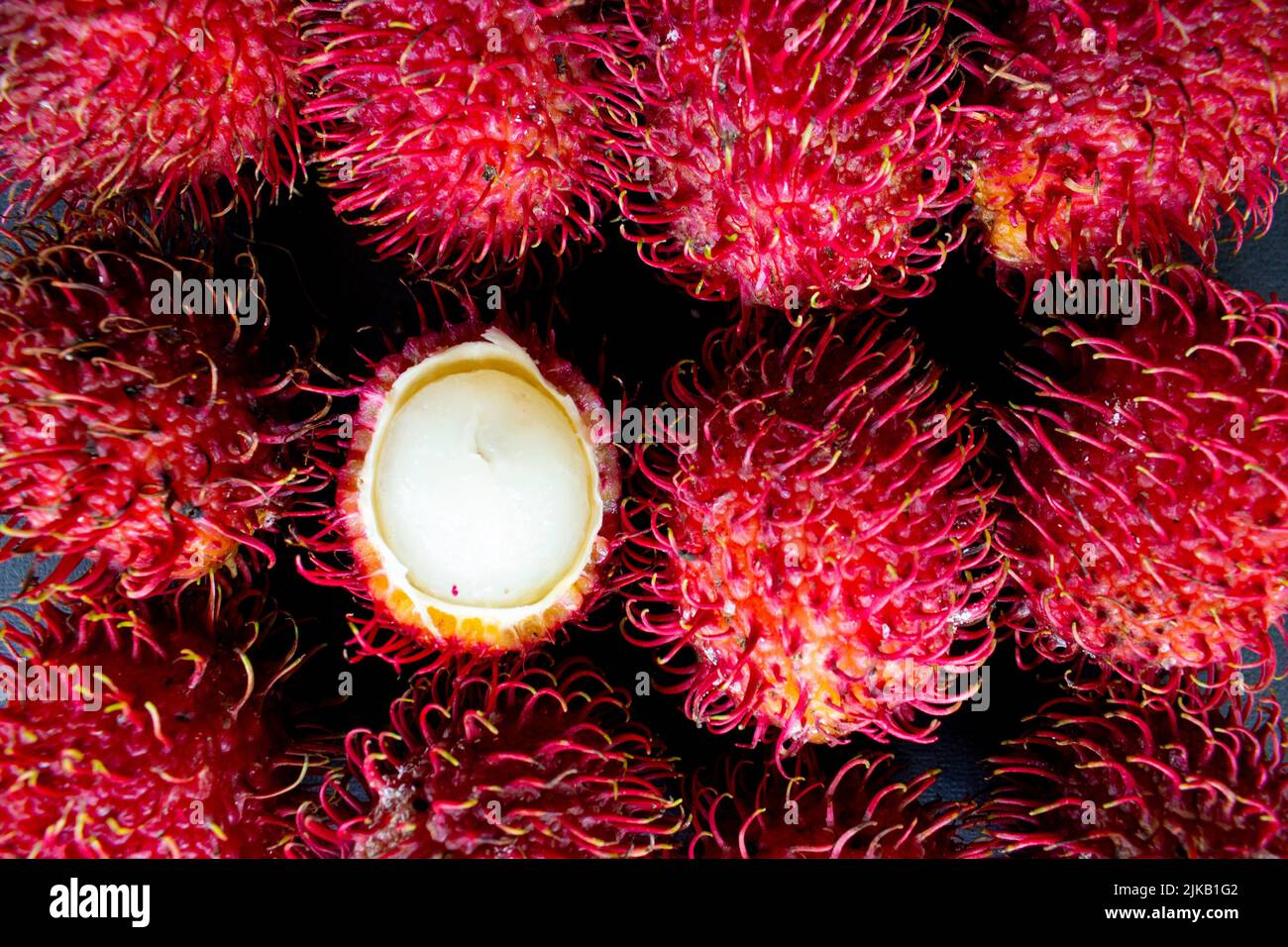 Rambutan background hi-res stock photography and images - Alamy