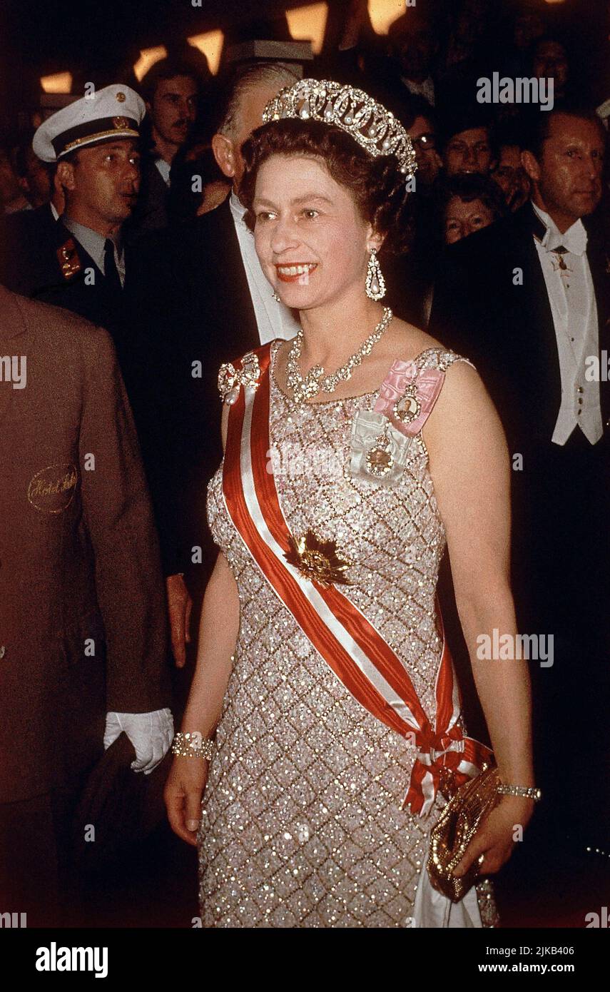 ISABEL II DE INGLATERRA. ISABEL II DE INGLATERRA. ISABEL II DE GRAN BRETAÑA. Stock Photo