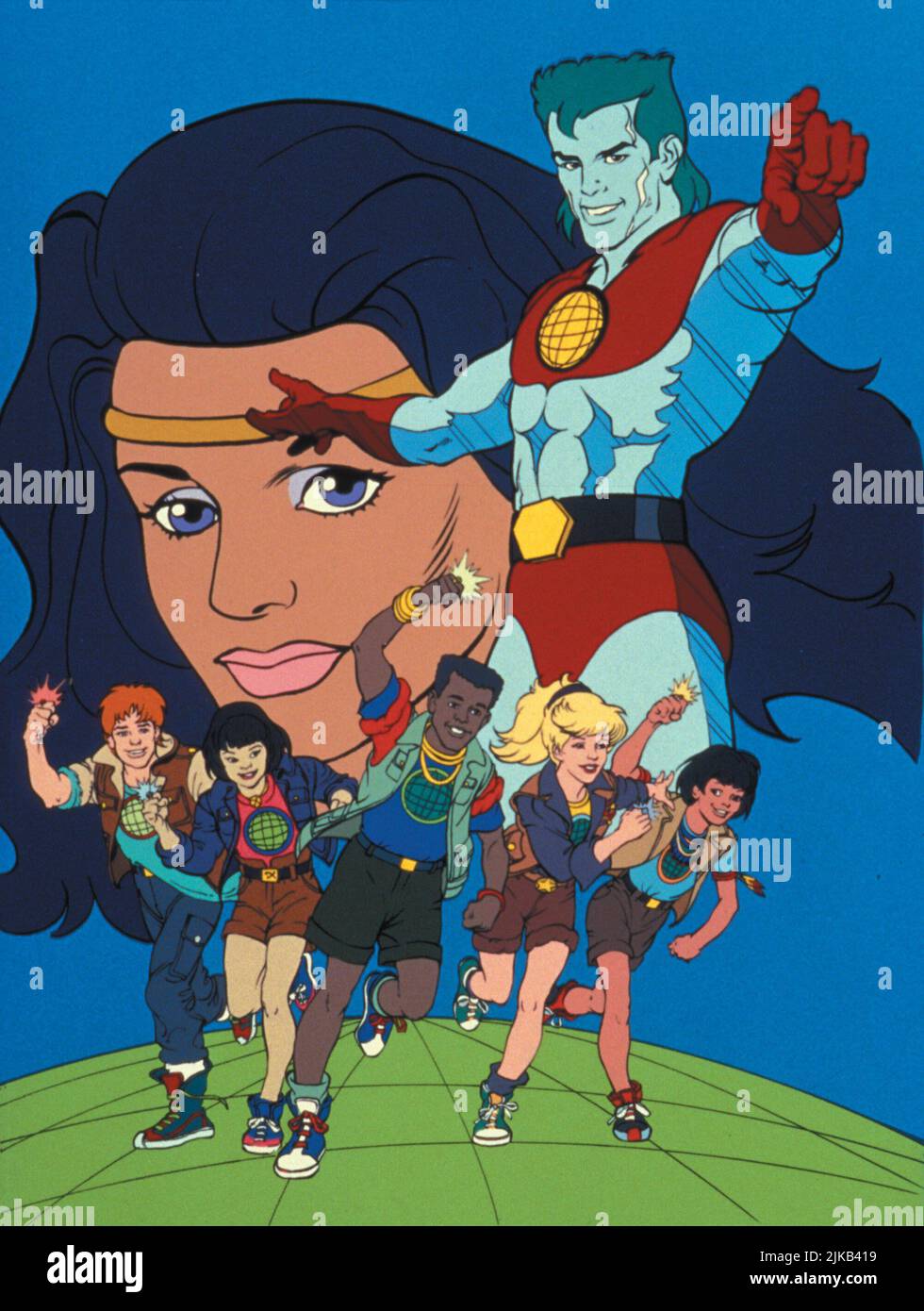 CAPTAIN PLANET AND THE PLANETEERS (1990), directed by JIM DUFFY. Credit: DiC Entertainment / Hanna-Barbera Productions / Album Stock Photo