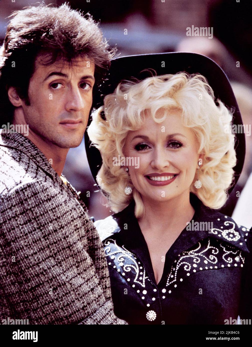 SYLVESTER STALLONE and DOLLY PARTON in RHINESTONE (1984), directed by
