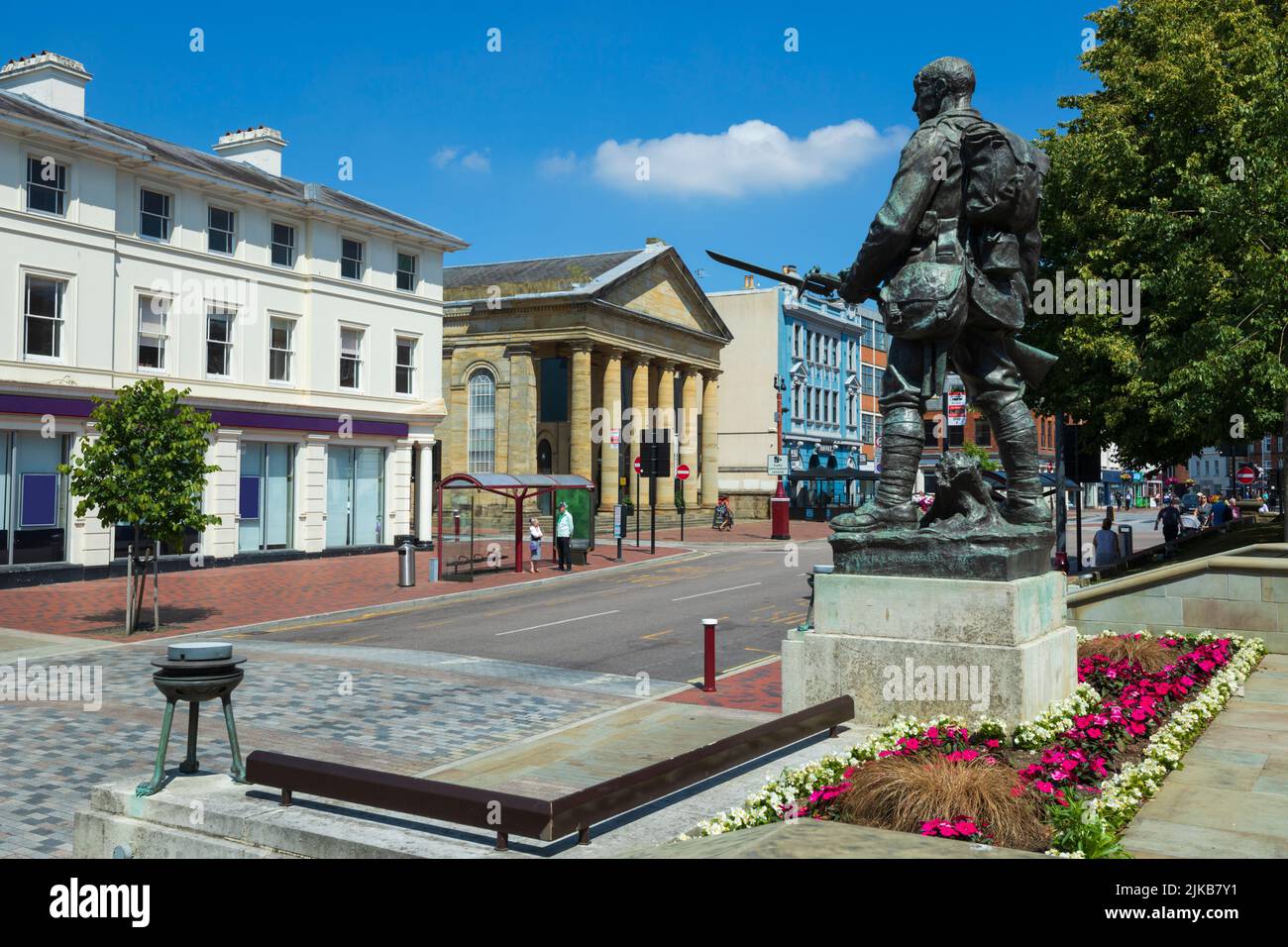 The War Memorial on Mount Pleasant Road, Tunbridge Wells, Kent, England, United Kingdom, Europe Stock Photo