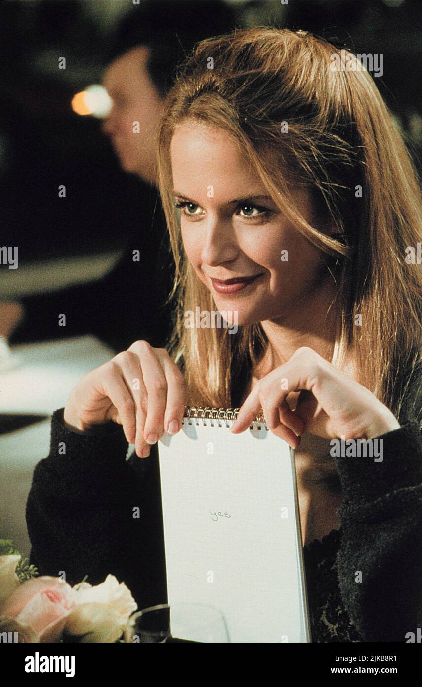 Kelly Preston Film: For Love Of The Game (USA 1999) Characters: Jane Aubrey  Director: Sam Raimi 15 September 1999   **WARNING** This Photograph is for editorial use only and is the copyright of UNIVERSAL PICTURES and/or the Photographer assigned by the Film or Production Company and can only be reproduced by publications in conjunction with the promotion of the above Film. A Mandatory Credit To UNIVERSAL PICTURES is required. The Photographer should also be credited when known. No commercial use can be granted without written authority from the Film Company. Stock Photo
