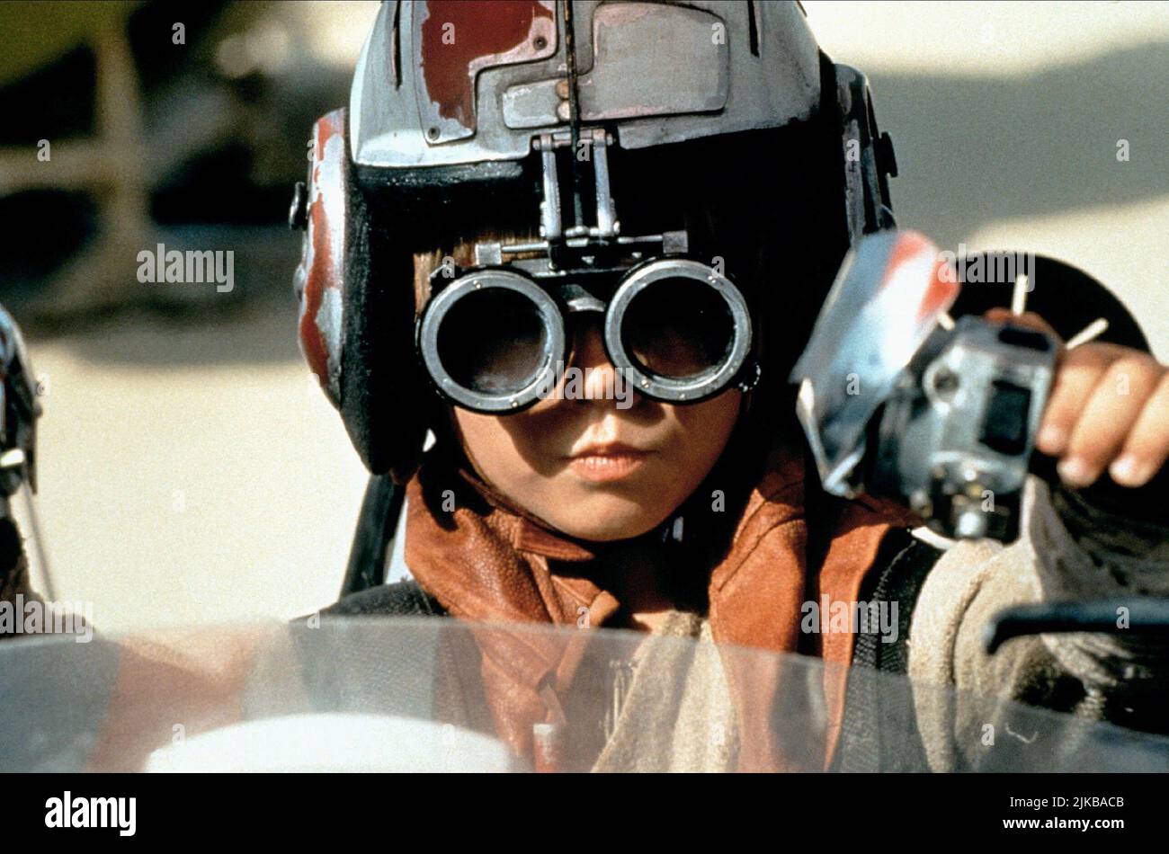 Jake Lloyd As Anakin Skywalker Film: Star Wars: Episode I - The Phantom Menace (USA 1999)   Director: George Lucas 19 May 1999   **WARNING** This Photograph is for editorial use only and is the copyright of LUCASFILM and/or the Photographer assigned by the Film or Production Company and can only be reproduced by publications in conjunction with the promotion of the above Film. A Mandatory Credit To LUCASFILM is required. The Photographer should also be credited when known. No commercial use can be granted without written authority from the Film Company. Stock Photo