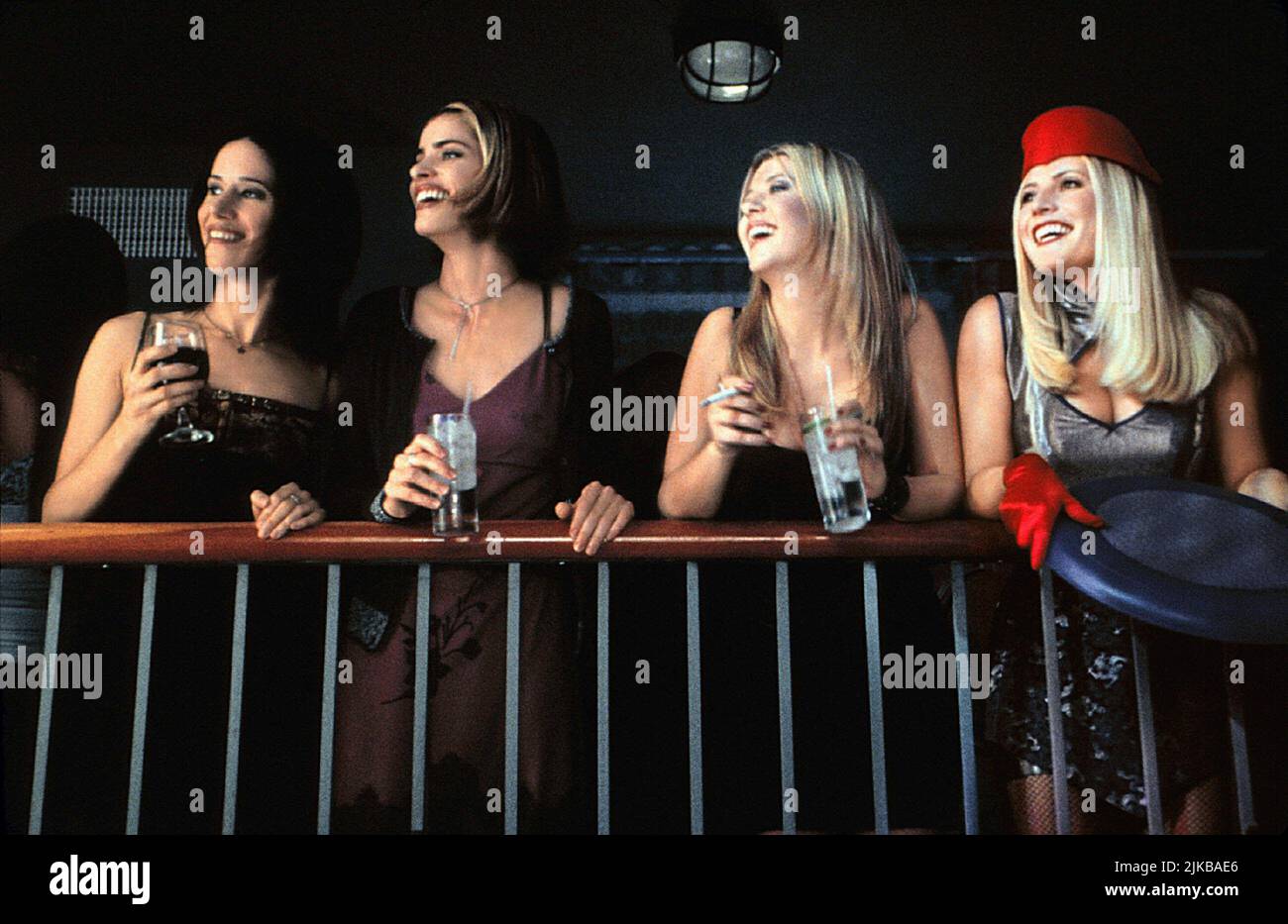 Sybil Temchen,Amanda Peet, Tara Reid & Emily Procter Film: Body Shots (1999) Characters: ,Jane Bannister,Sara Olswang & Whitney Bryant  Director: Michael Cristofer 07 October 1999   **WARNING** This Photograph is for editorial use only and is the copyright of NEW LINE CINEMA and/or the Photographer assigned by the Film or Production Company and can only be reproduced by publications in conjunction with the promotion of the above Film. A Mandatory Credit To NEW LINE CINEMA is required. The Photographer should also be credited when known. No commercial use can be granted without written authorit Stock Photo