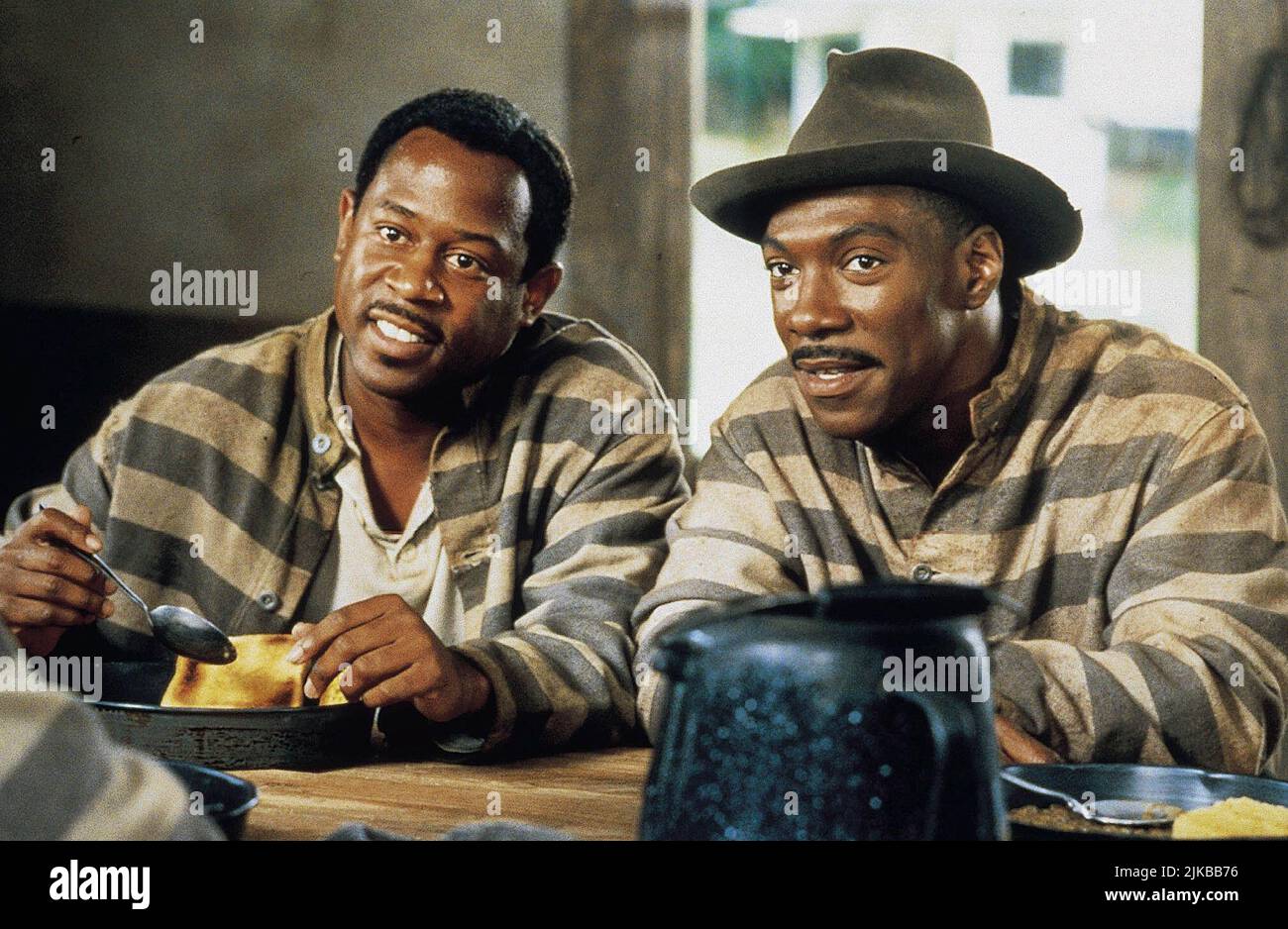 Martin Lawrence & Eddie Murphy Film: Life (1999) Characters: Claude Banks & Rayford Gibson  Director: Ted Demme 13 April 1999   **WARNING** This Photograph is for editorial use only and is the copyright of UNIVERSAL and/or the Photographer assigned by the Film or Production Company and can only be reproduced by publications in conjunction with the promotion of the above Film. A Mandatory Credit To UNIVERSAL is required. The Photographer should also be credited when known. No commercial use can be granted without written authority from the Film Company. Stock Photo