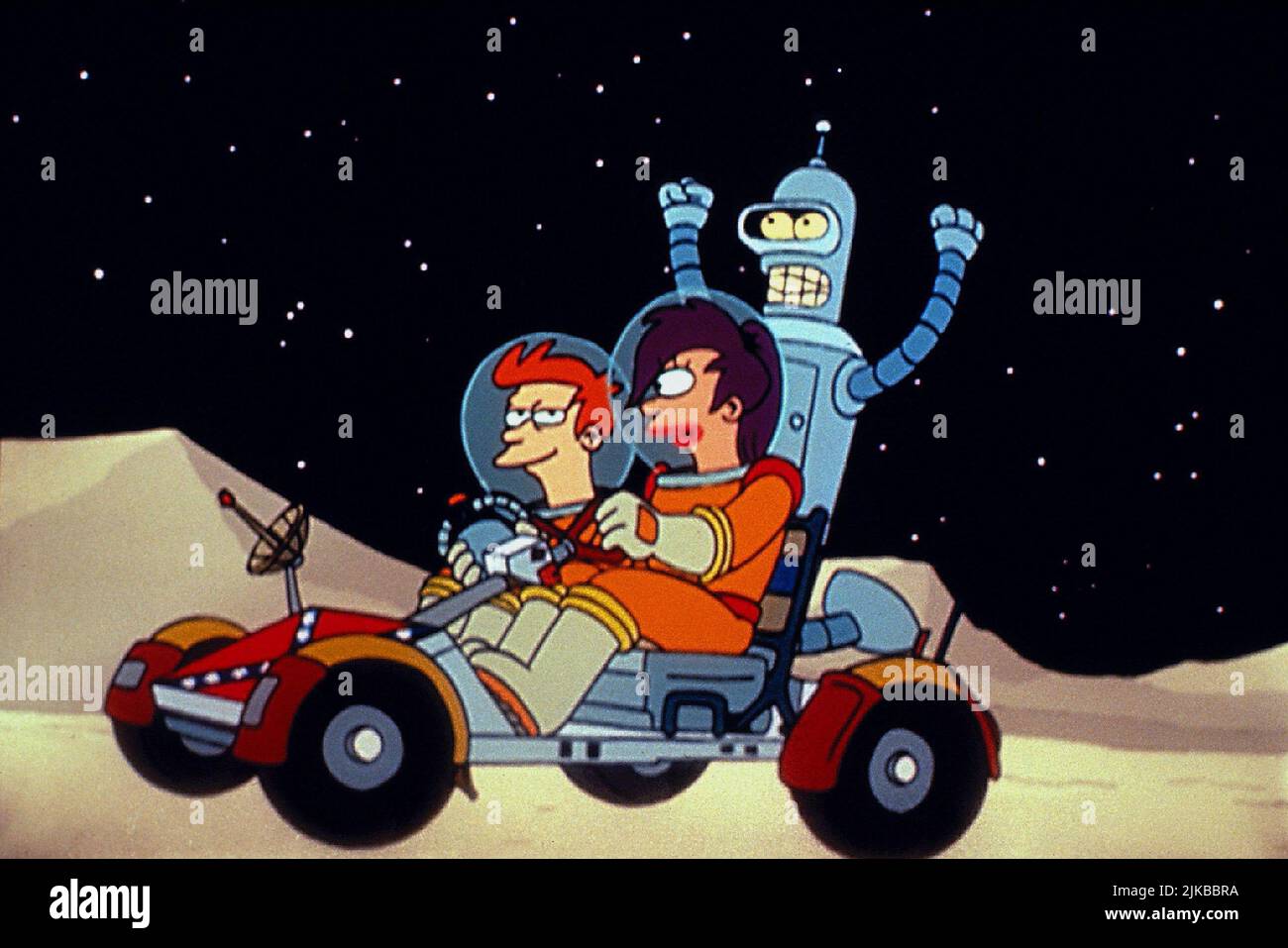 Philip J. Fry, Turanga Leela & Bender Bending Rodriguez Television: Futurama (TV Serie)   Usa 1999–2013,  28 March 1999   **WARNING** This Photograph is for editorial use only and is the copyright of 20TH CENTURY FOX TELEVISION and/or the Photographer assigned by the Film or Production Company and can only be reproduced by publications in conjunction with the promotion of the above Film. A Mandatory Credit To 20TH CENTURY FOX TELEVISION is required. The Photographer should also be credited when known. No commercial use can be granted without written authority from the Film Company. Stock Photo